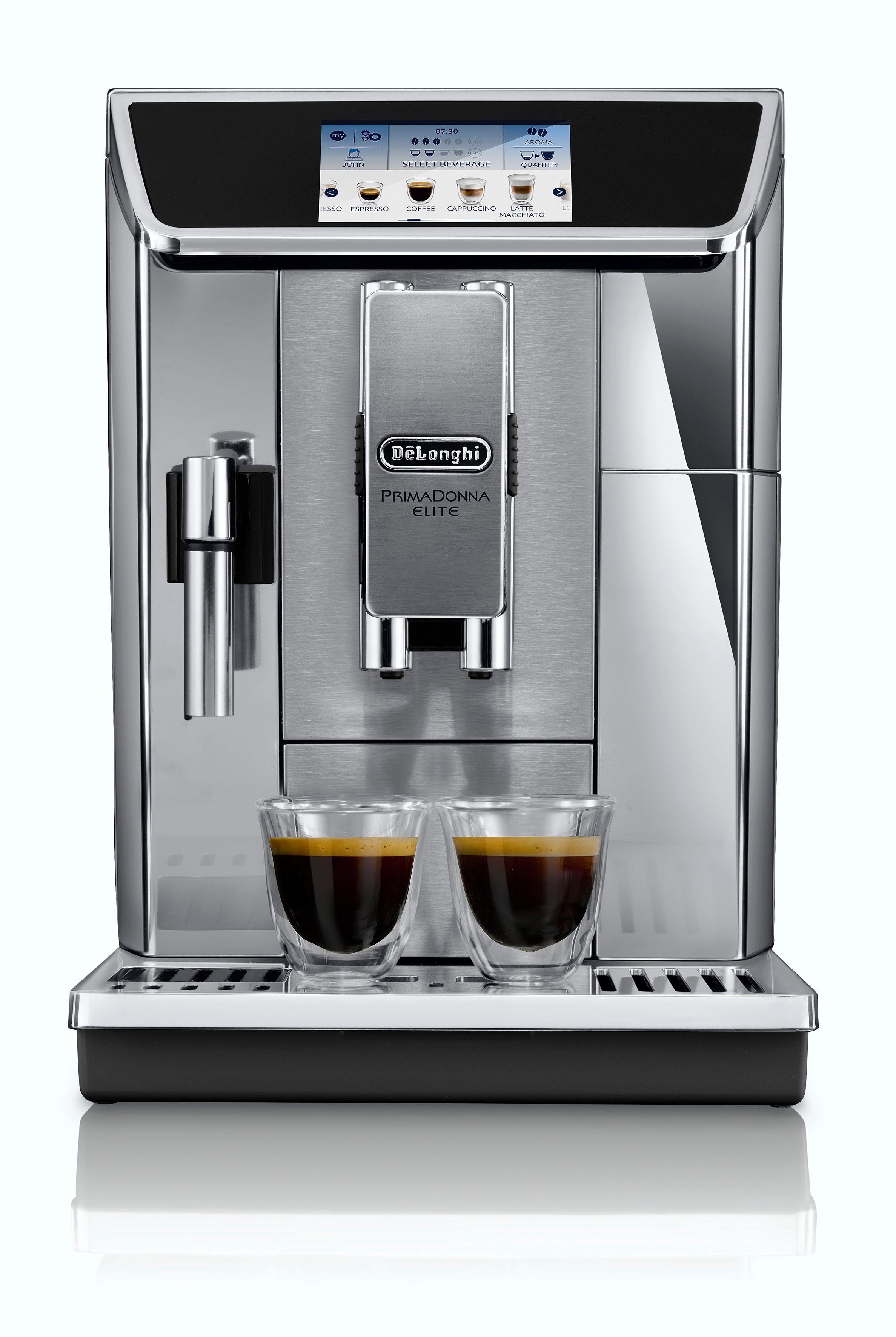 De'Longhi Kaffeevollautomat PrimaDonna Elite 656.75.MS, App-Steuerung ECAM