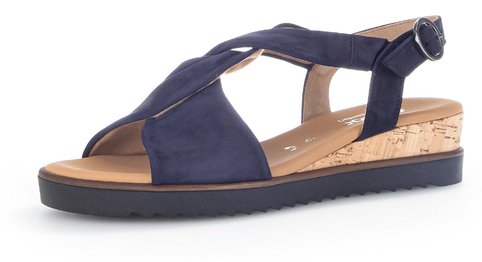 Gabor GENUA Sandalette, Sommerschuh, Sandale, Keilabsatz, mit verstellbarem günstig online kaufen
