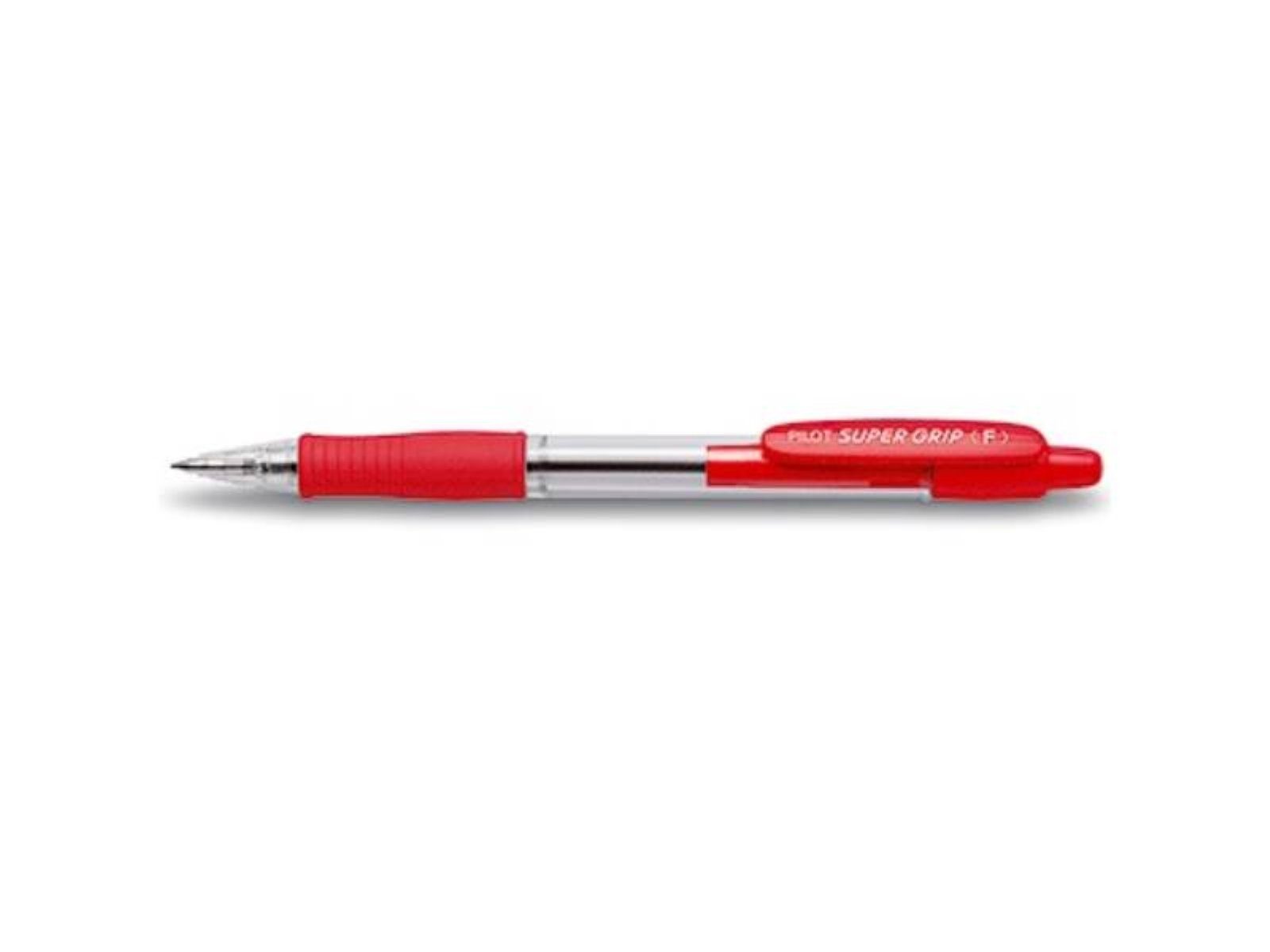 PILOT Kugelschreiber PILOT Kugelschreiber Super Grip F 2028002 Druckmechanik Mine rot