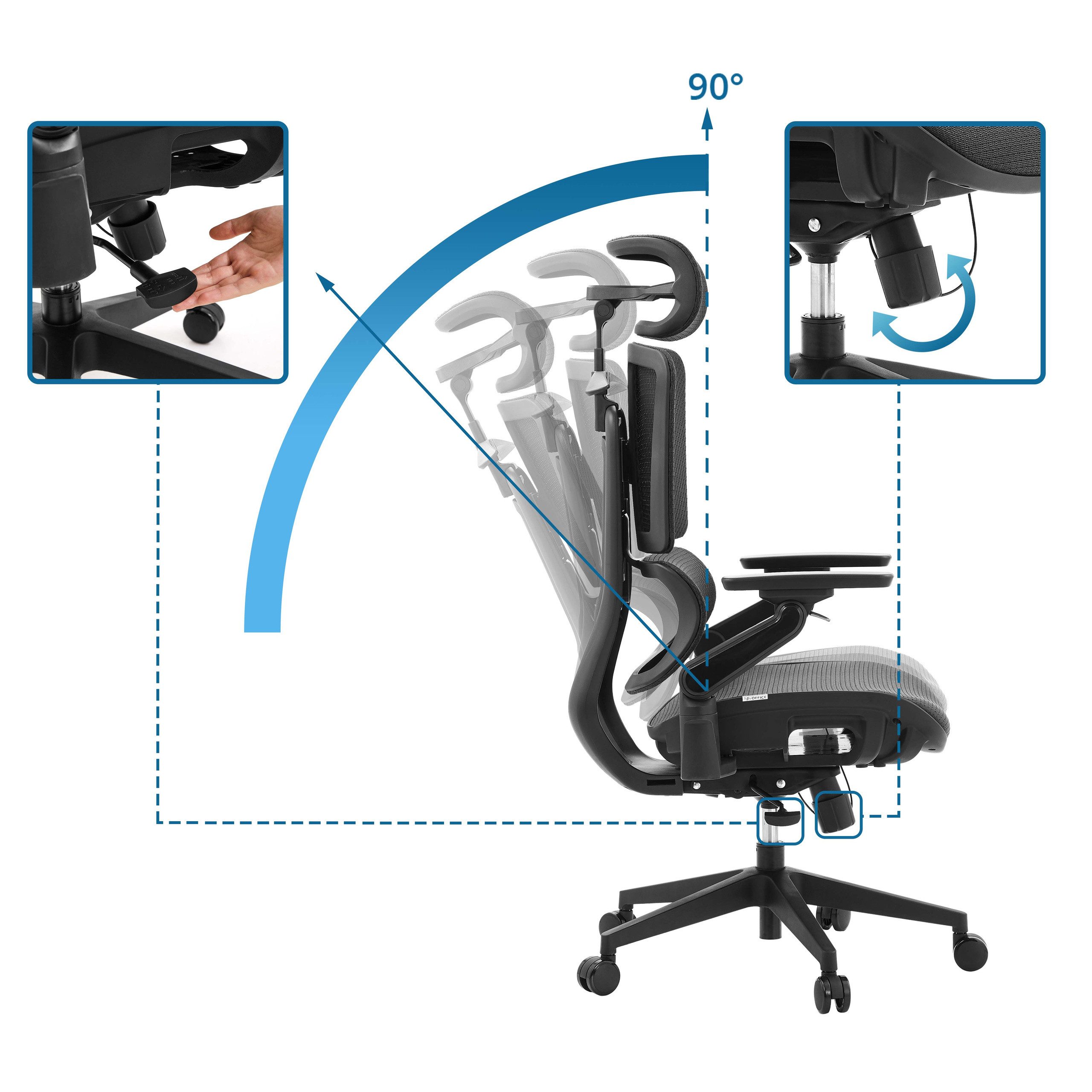 hjh OFFICE Drehstuhl Profi Bürostuhl Ergo günstig online kaufen