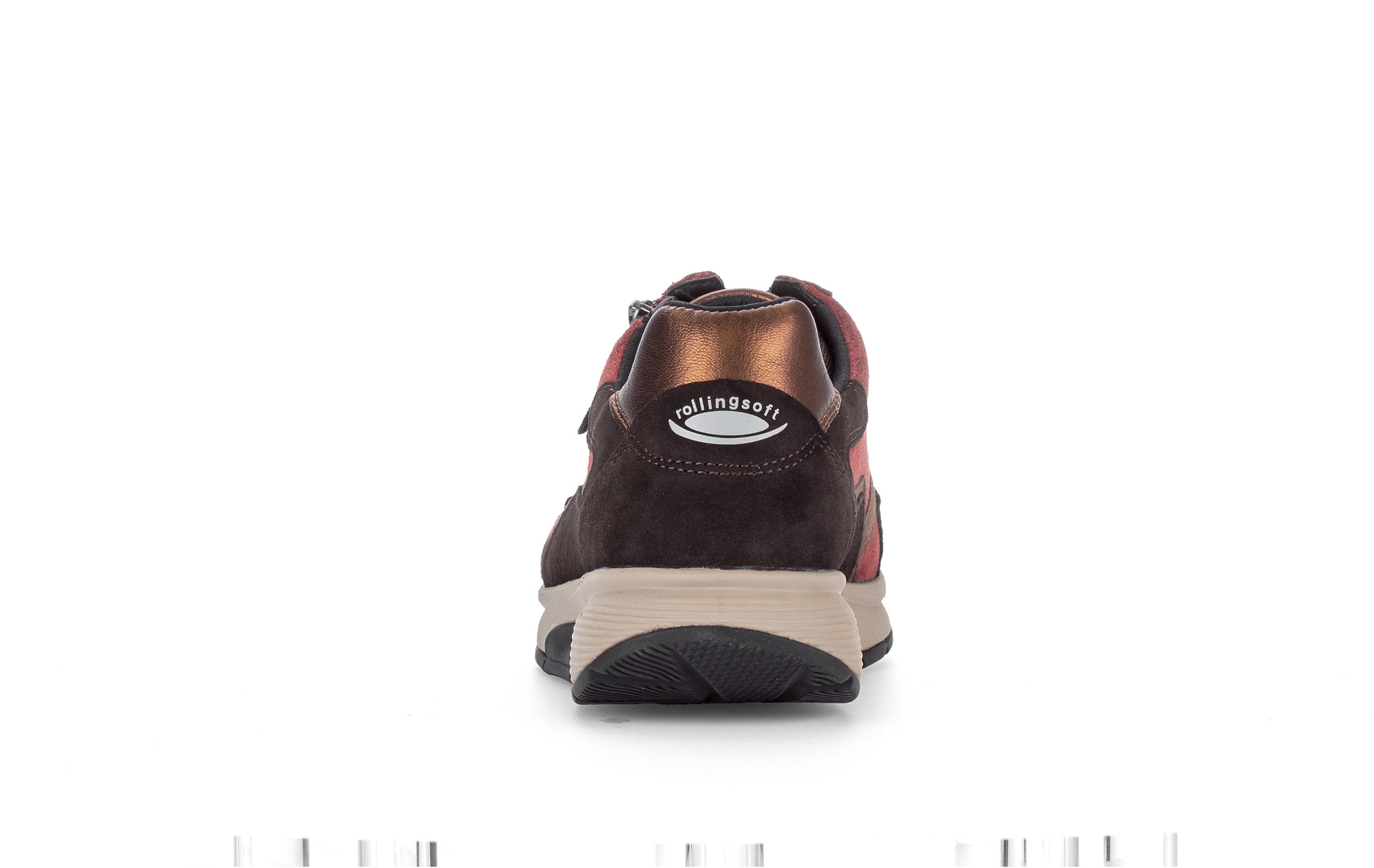 rollingsoft Keilsneaker Halbschuh, Schnürer mit Kontrastbesätzen