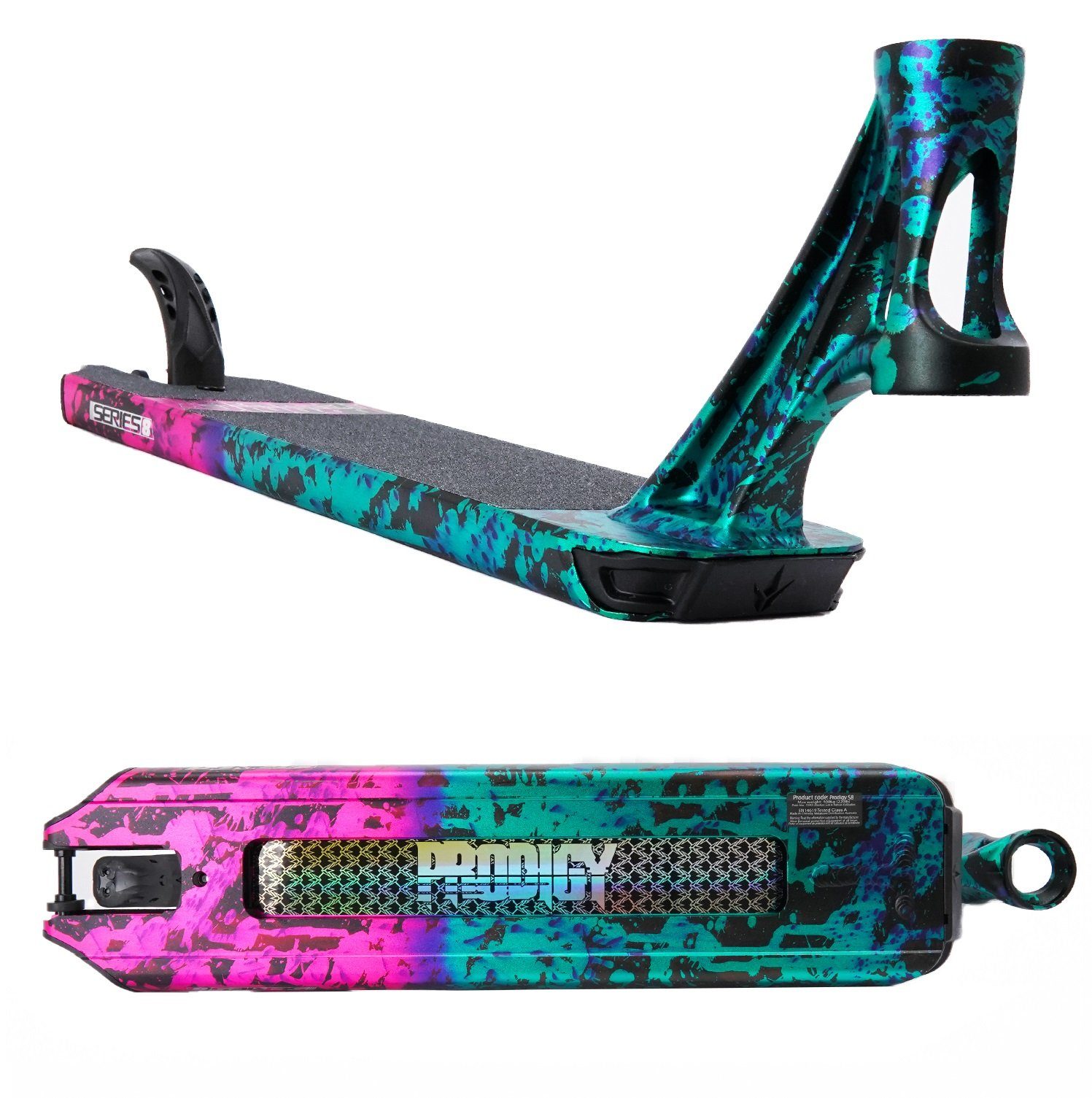 Blunt Stuntscooter Blunt Prodigy S8 StuntScooter Deck mit Griptape Dusk