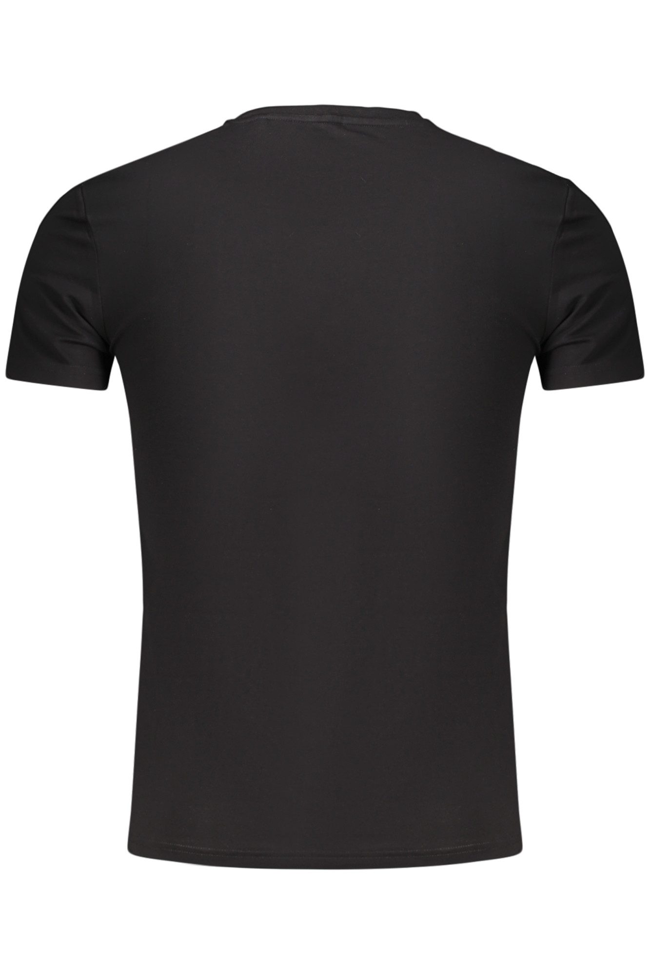 GUESS JEANS T-Shirt Herren Kurzarm T-Shirt Schwarz, Extra Slim Fit