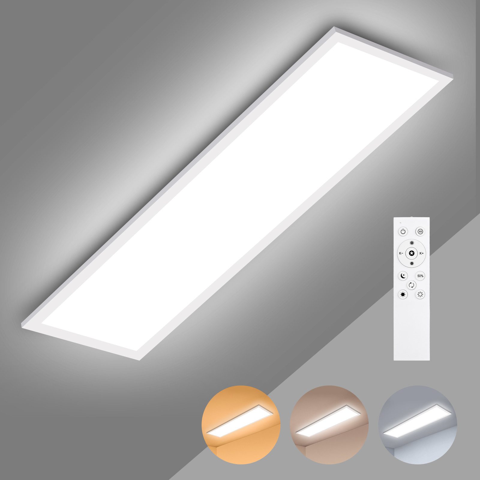 Oraymin LED Deckenleuchte Dimmbar LED Panel, günstig online kaufen