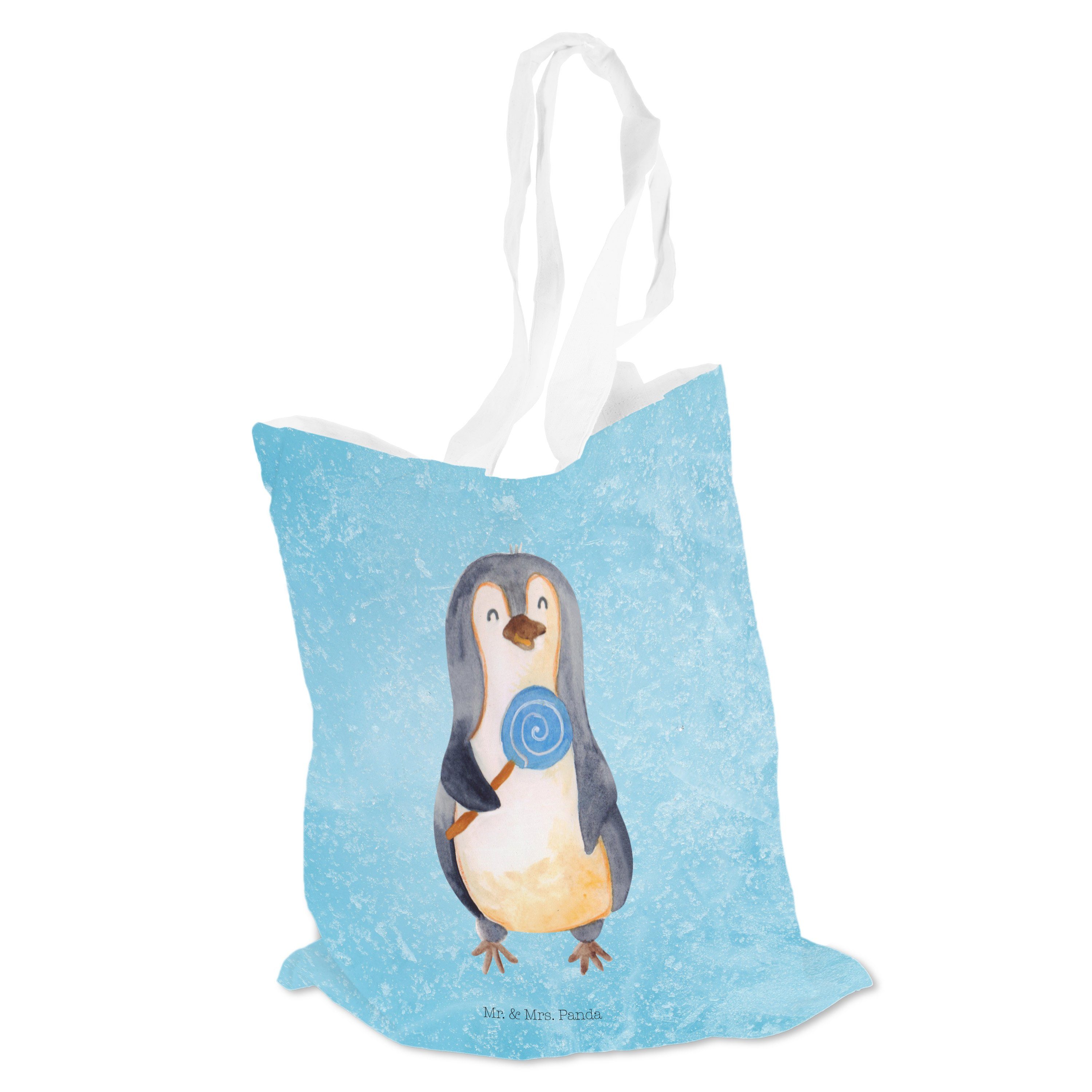 Mr. & Mrs. Eisblau Tragetasche Geschenk, Lolli - Einkaufstasche, (1-tlg) Panda Beuteltas Beutel, Pinguin 