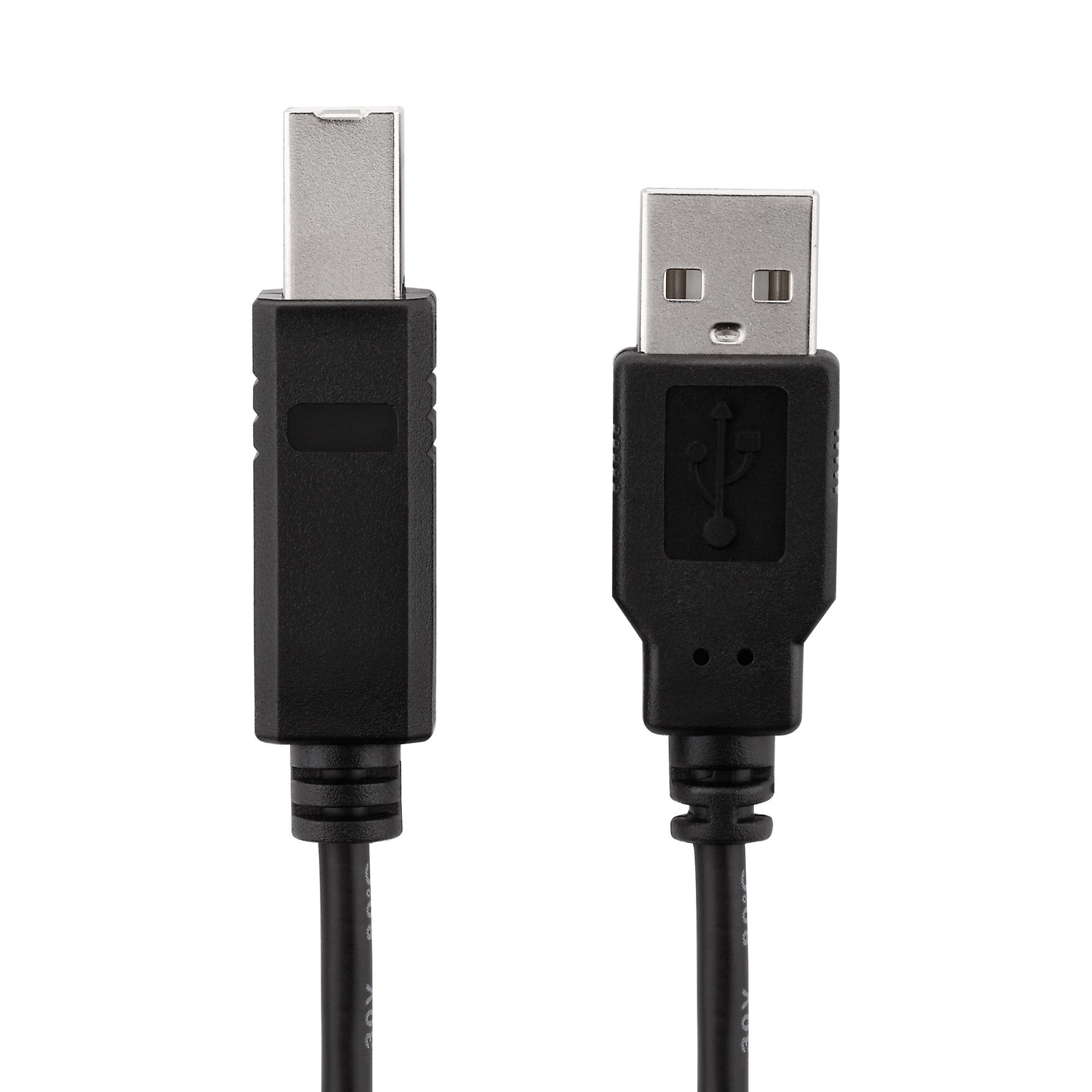 conecto conecto USB 2.0 Kabel/Druckerkabel, USB A Stecker auf USB B Stecker, USB-Kabel
