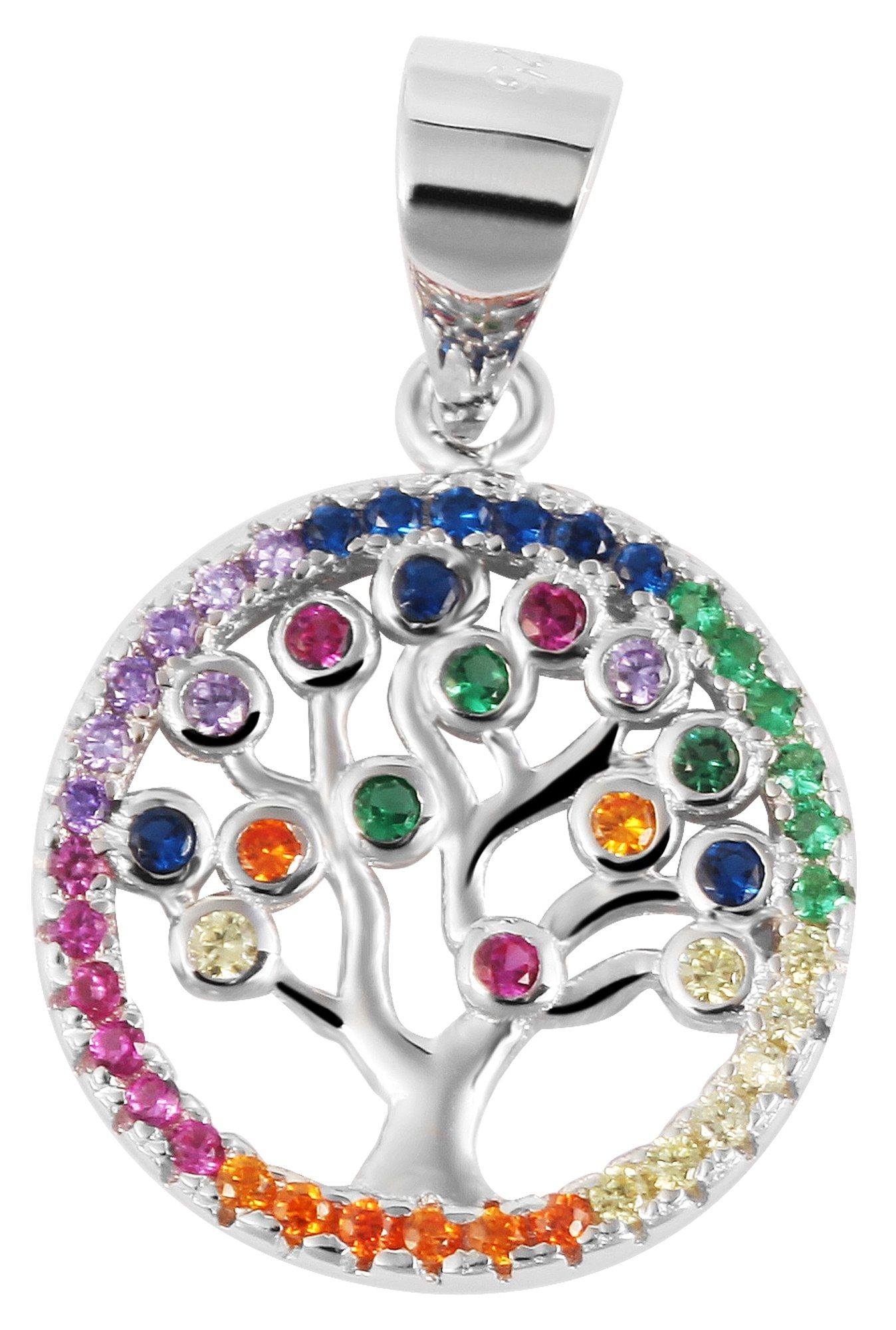 Adelia´s Kettenanhänger eleganter Schmuck Anhänger aus 925 Sterling Silber
