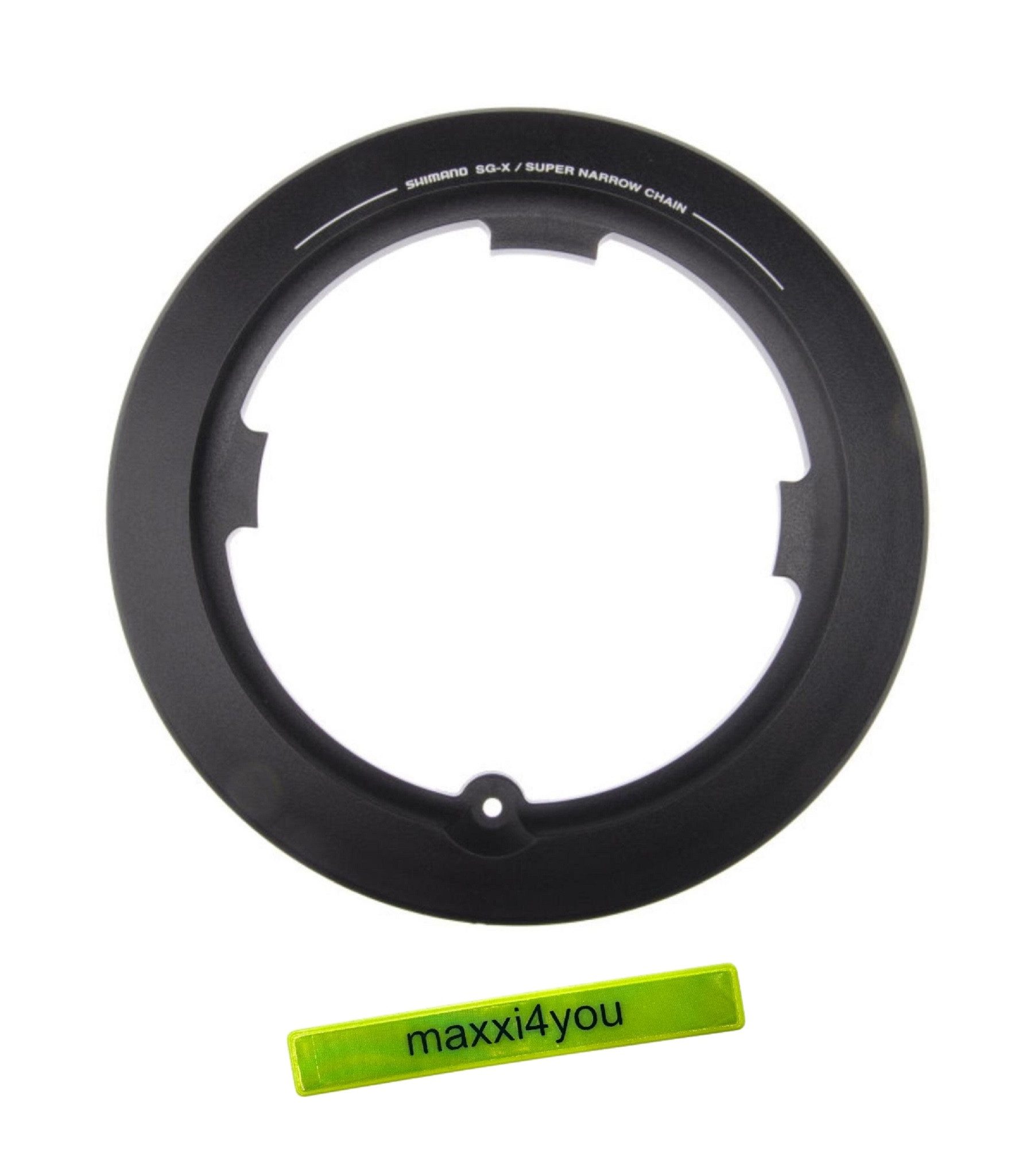 maxxi4you Kettenschutz Shimano Kettenschutz Kettenschutzring für FC-C503 inkl. Reflexband