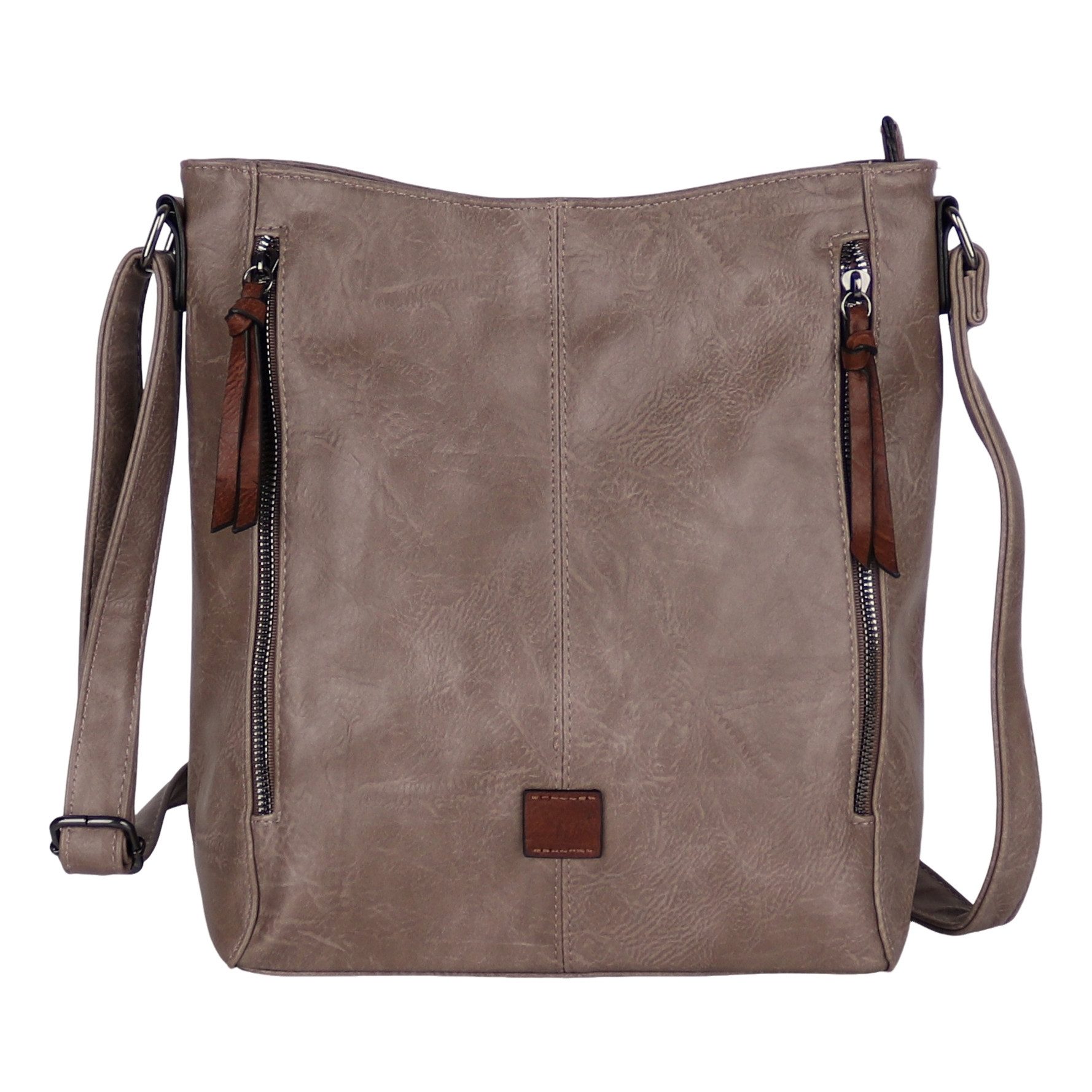 MIRROSI Schultertasche Damen Crossbody Bag, 34x28x10cm Mittelgroß (verstellbaren Schulterriemen), Mittelgroße Tasche, Umhängetasche für jeden Anlass