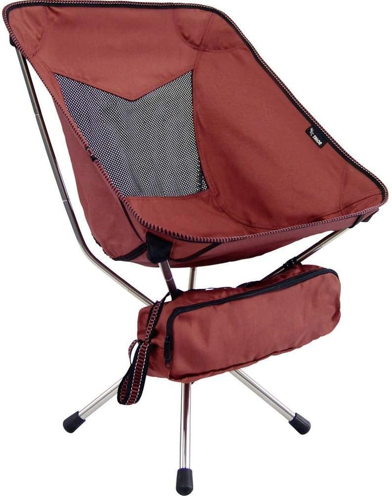 Talon Campingstuhl Talon Swivel Pivot Chair Short schwarz/rot Campingstuhl günstig online kaufen