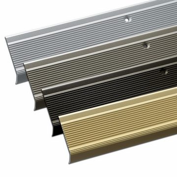 Floordirekt Treppenkantenprofil Integral, 4 Farben & 3 Größen, Stufenkantenprofil, Form: L, Vorgebohrt, 30x20 mm