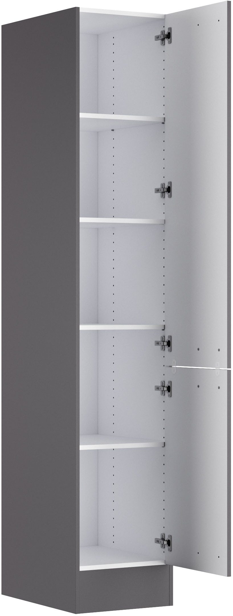 OPTIFIT Hochschrank OPTImulti Breite 40 cm, Höhe 210 cm, Tiefe 57,1 cm, mit 2 Türen, 3 Einlegeböden