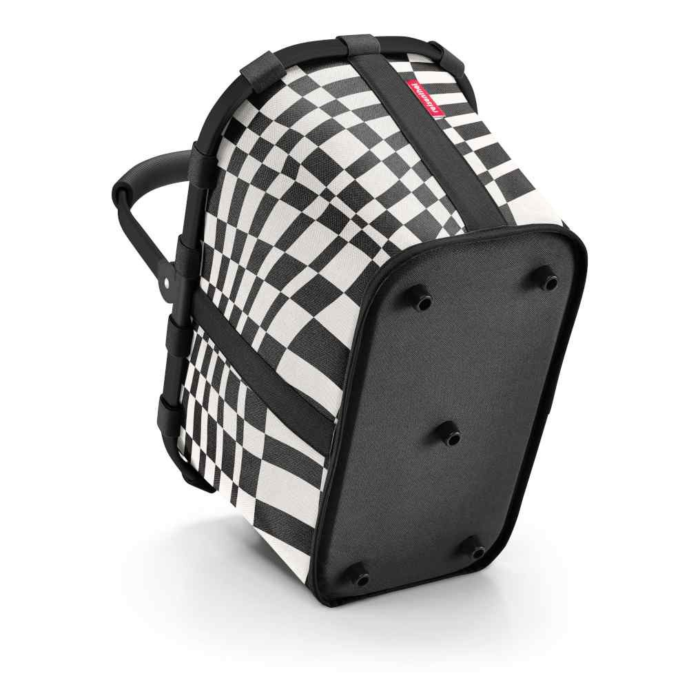 REISENTHEL® Einkaufskorb reisenthel Einkaufskorb carrybag frame op art schwarz BK7065 weiss 22l