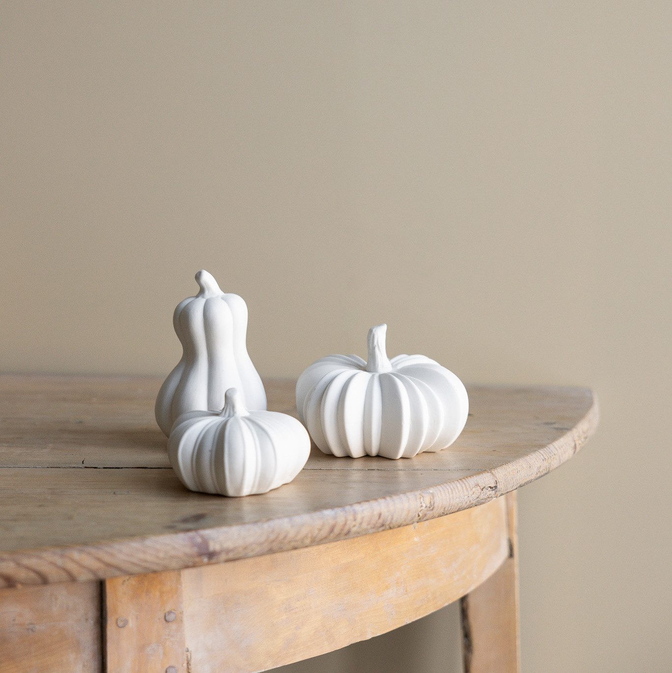 Storefactory Dekofigur Kürbis Hovsvik H13cm weiß matt/weiß günstig online kaufen