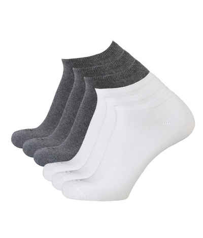 camel active Funktionssocken 6595698342 camel active Herren Sneaker Socken 6er pack uni basic schwarz, anthrazit melange