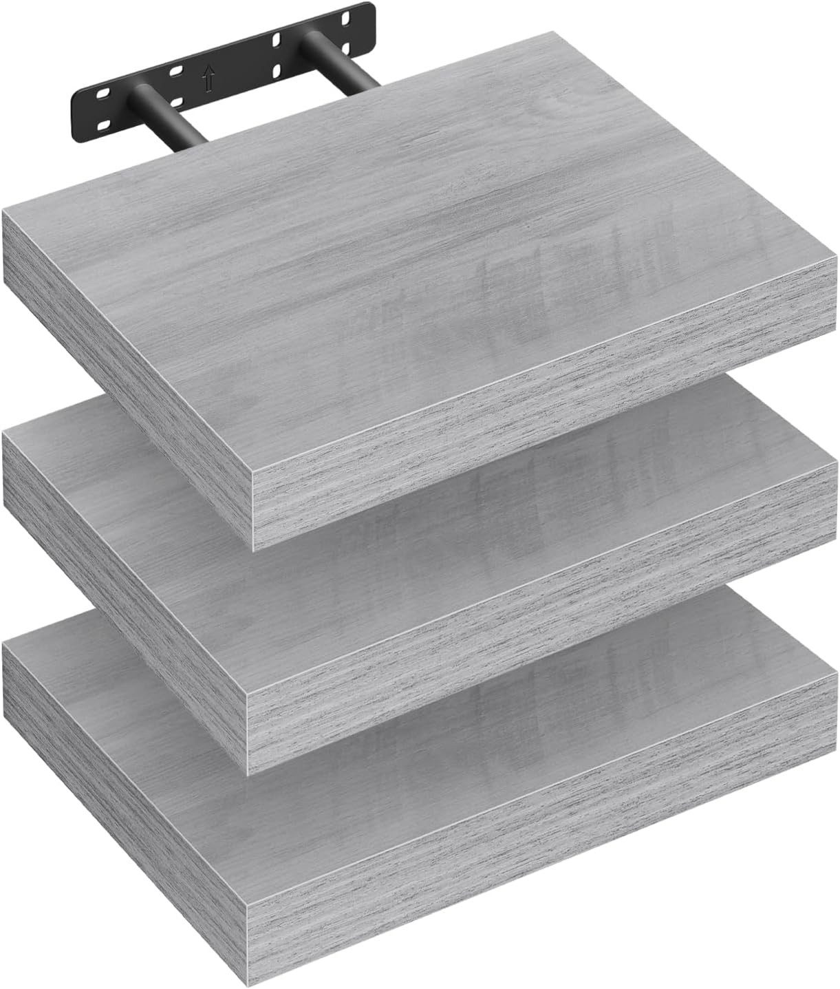 Woltu Wandregal, Set 3-tlg., Wandboard für Deko aus MDF Holz günstig online kaufen