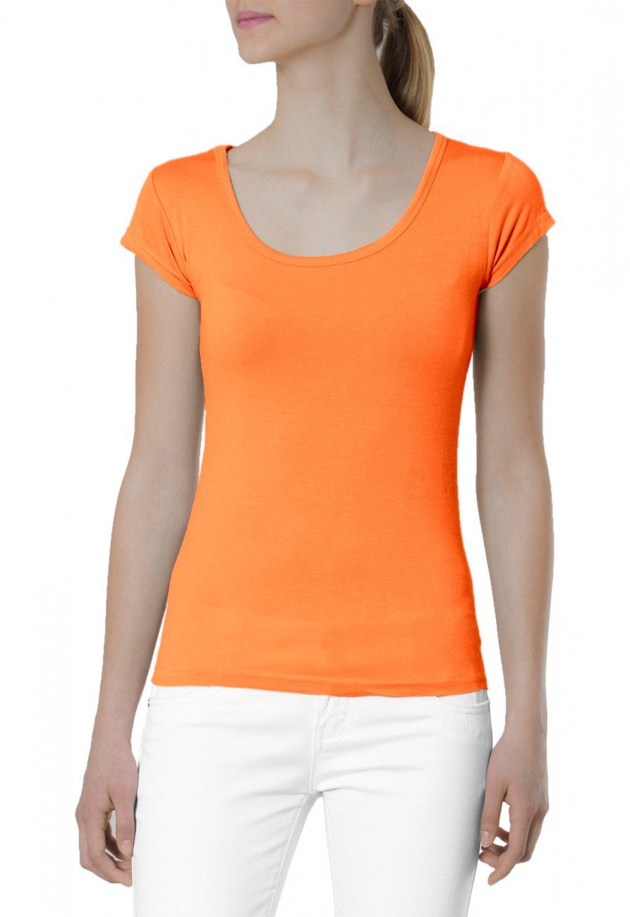 CASPAR Damen Shirt & Motiv Strass One Size SRT017 NEU 