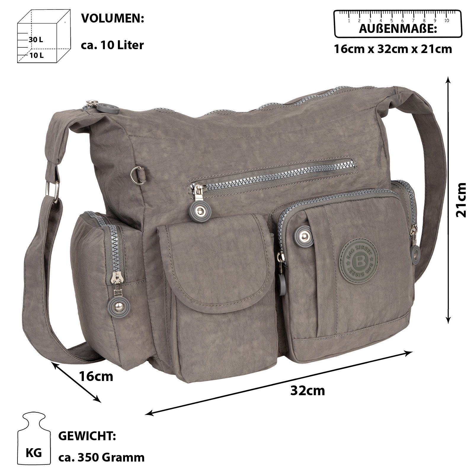 BAG STREET Umhängetasche Damentasche Umhängetasche Handtasche Schultertasch günstig online kaufen