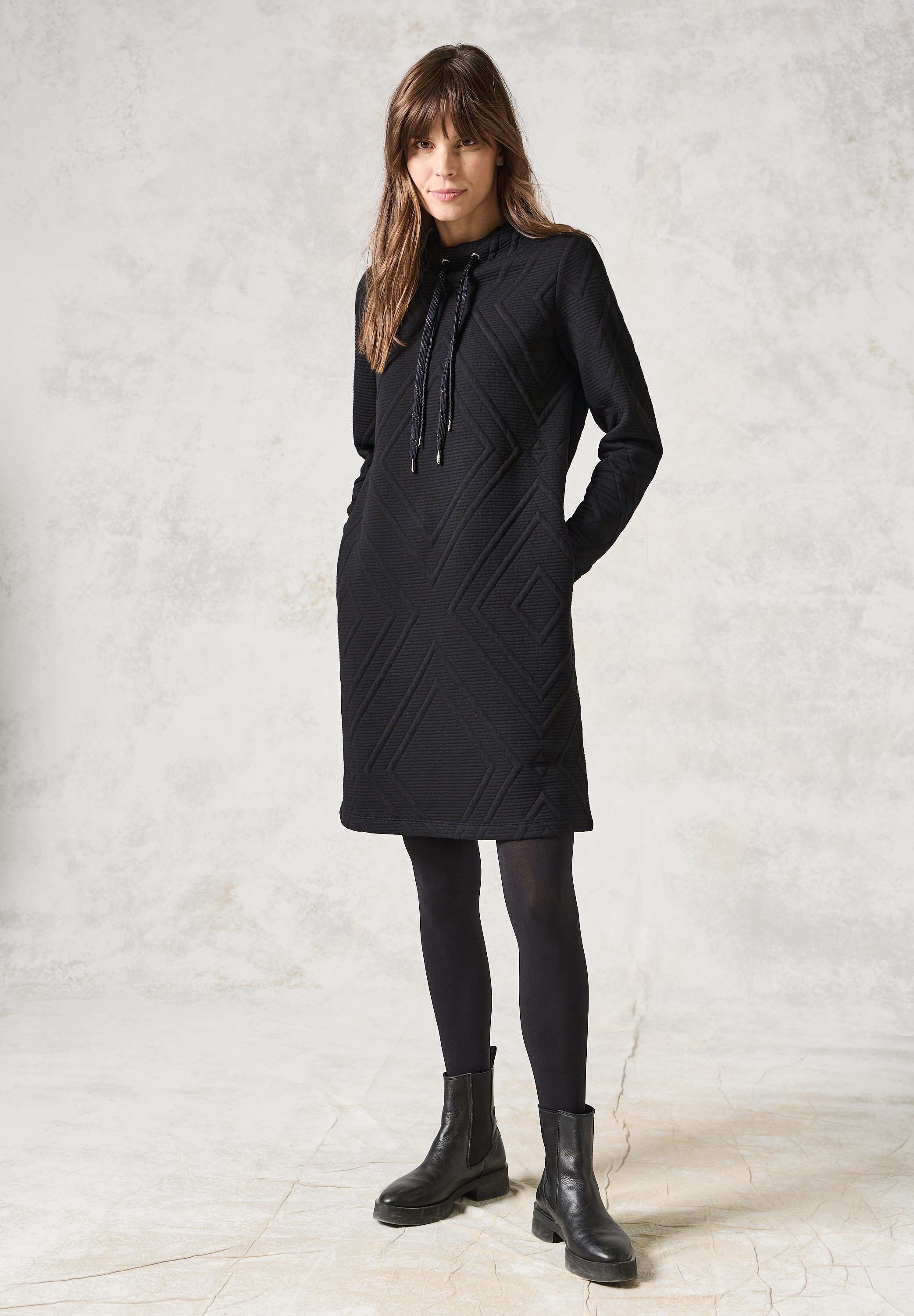 CECIL Sweatkleid knielang günstig online kaufen