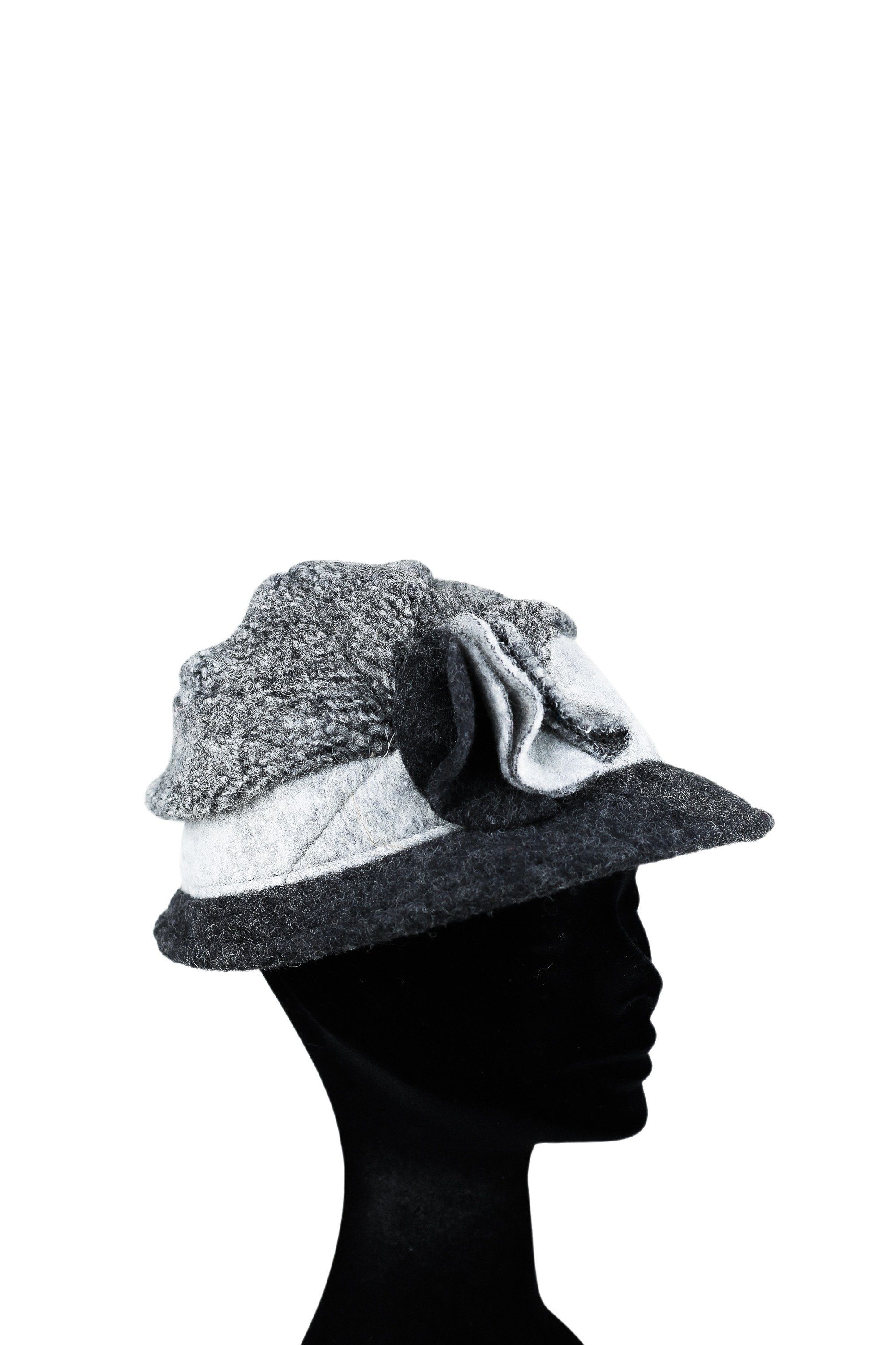COLLEZIONE ALESSANDRO Filzhut Britain (1-St) aus softer Wolle, mit floralem Motiv