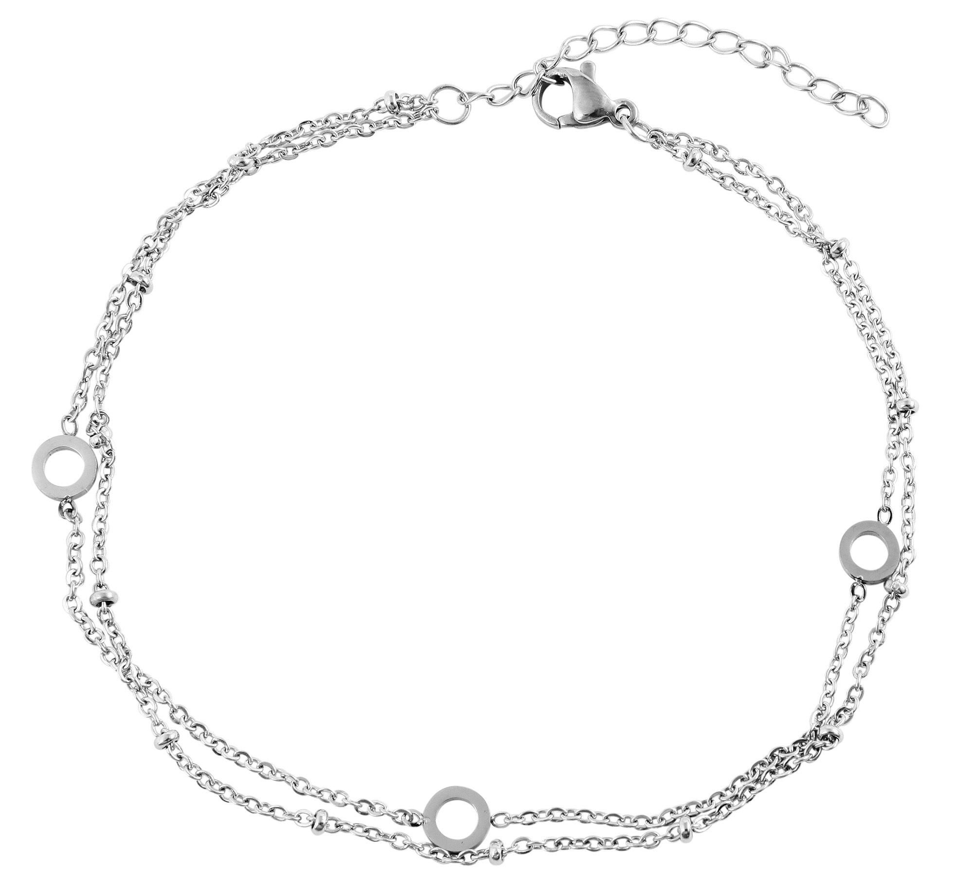 AKZENT Fußkette Kanita Edelstahl Fußkette, 24cm günstig online kaufen