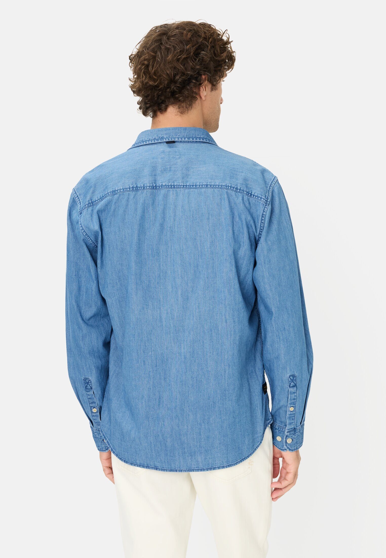 camel active Jeanshemd in Jeans Optik Langarm