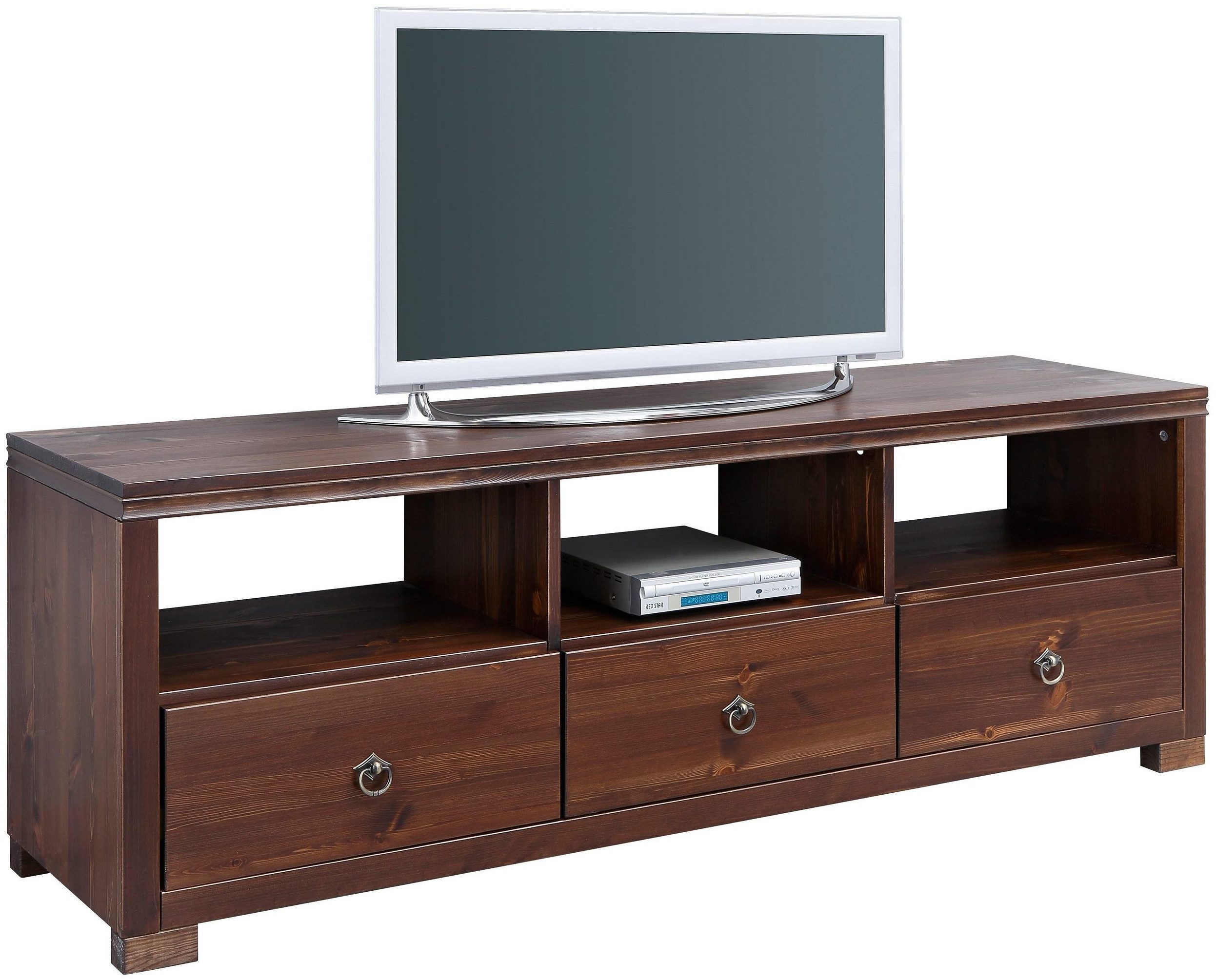OTTO home Wohnwand Gotland, (Set, 3-St), bestehend aus 1 Highboard, 1 TV-Lowboard und 1 Vitrine
