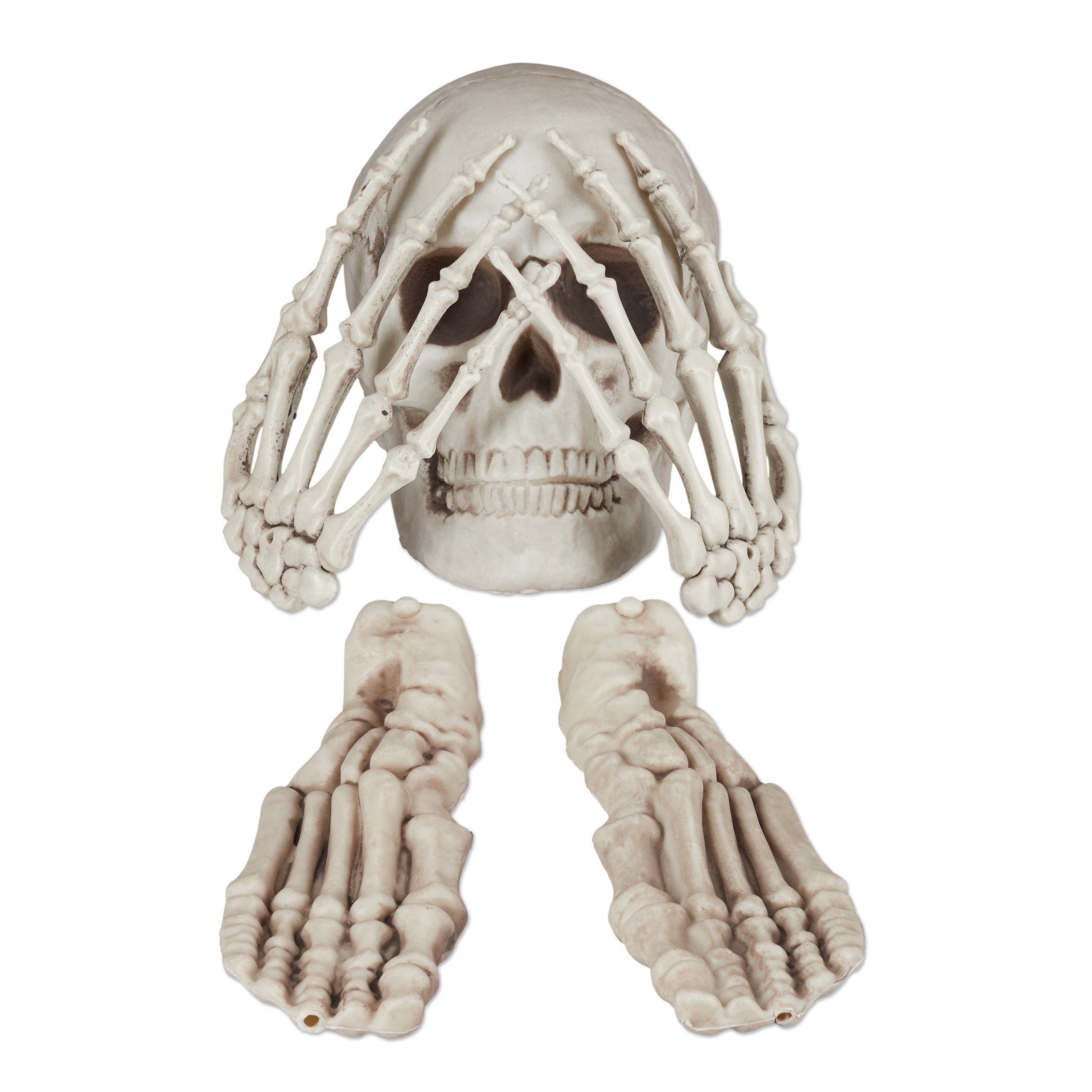 relaxdays Dekoobjekt Dekoknochen für Halloween