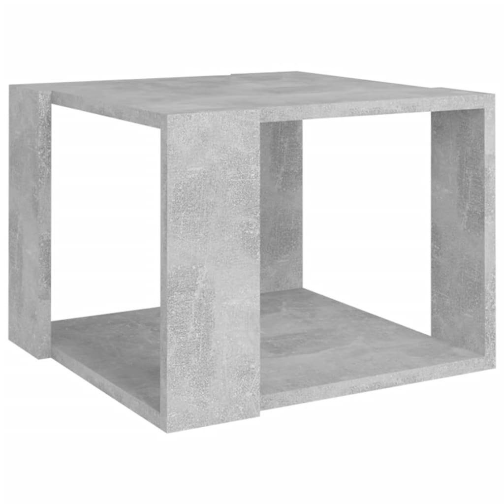 furnicato Couchtisch Betongrau 40x40x30 cm Holzwerkstoff günstig online kaufen
