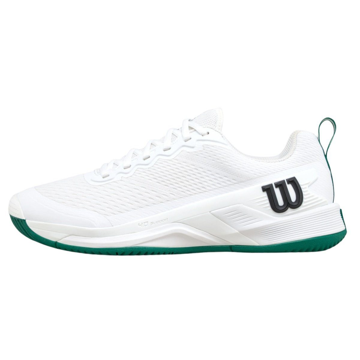 Wilson Rush Pro 4.5 Allcourt (Stabilität) 2025 weiss/grün Herren Tennisschuh
