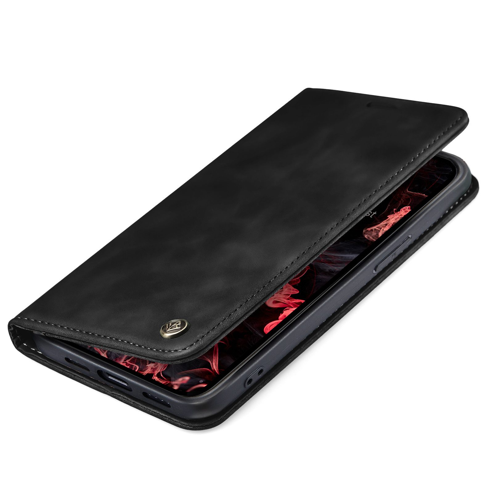 Tec-Expert Handyhülle Tasche Hülle für Apple iPhone 11 6.1 Zoll, 6.1, Cover Klapphülle Case mit Kartenfach Fliphülle aufstellbar