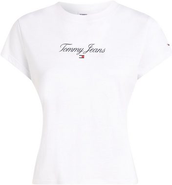 Tommy Jeans T-Shirt TJW BBY ESSENTIAL LOGO 1 SS mit Tommy Jeans Labeldruck