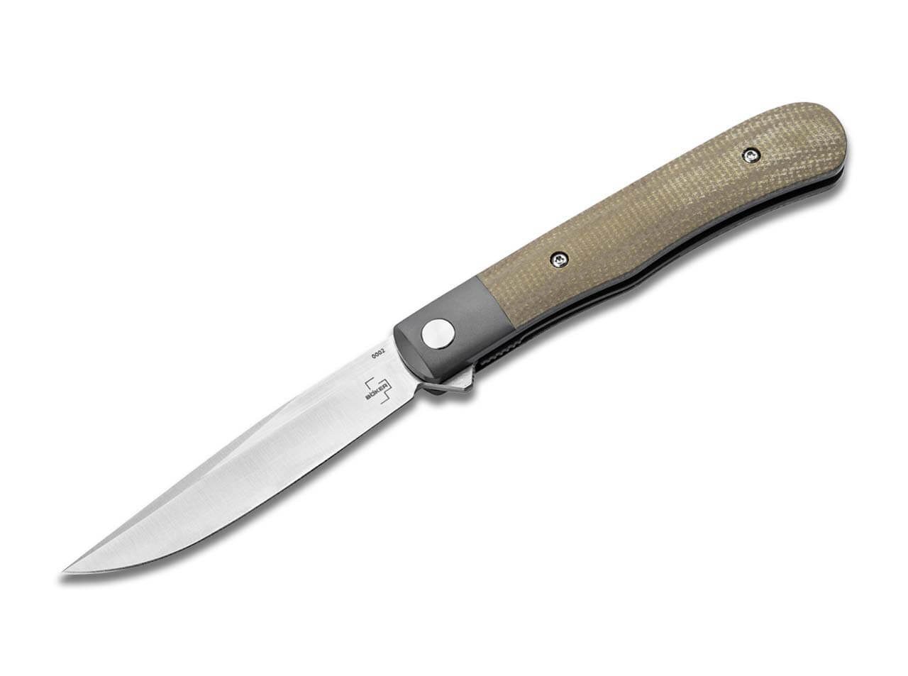 Böker Plus Taschenmesser Böker Plus Modern Trapper Uno Einhandmesser mit Hosenclip, (1 St)
