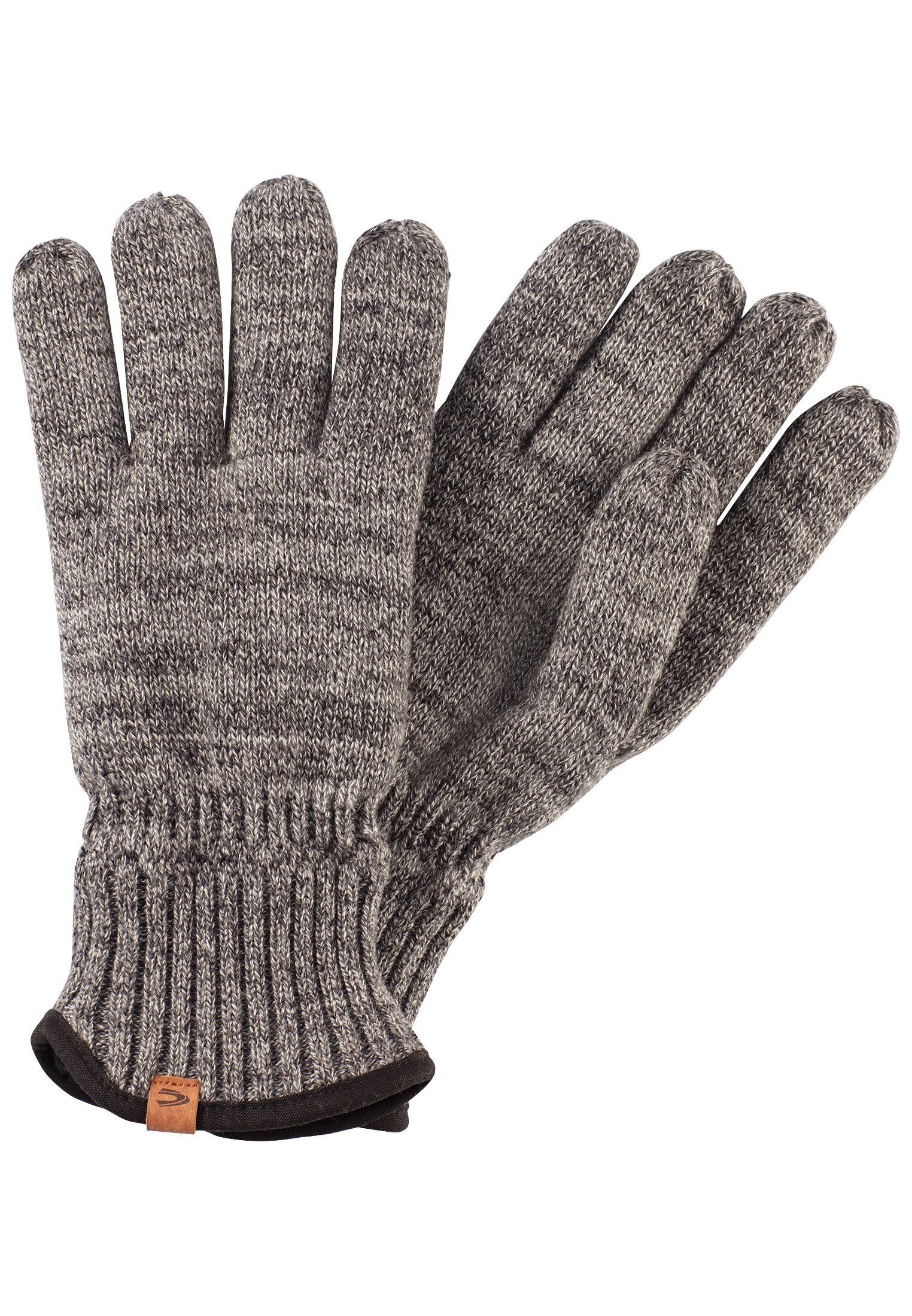 camel active Strickhandschuhe mit warmen Futter Grau