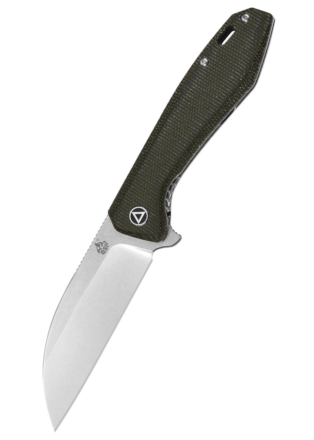 Taschenmesser QSP Pelican Einhandmesser mit CPM S35VN Stahl und Micartagriff