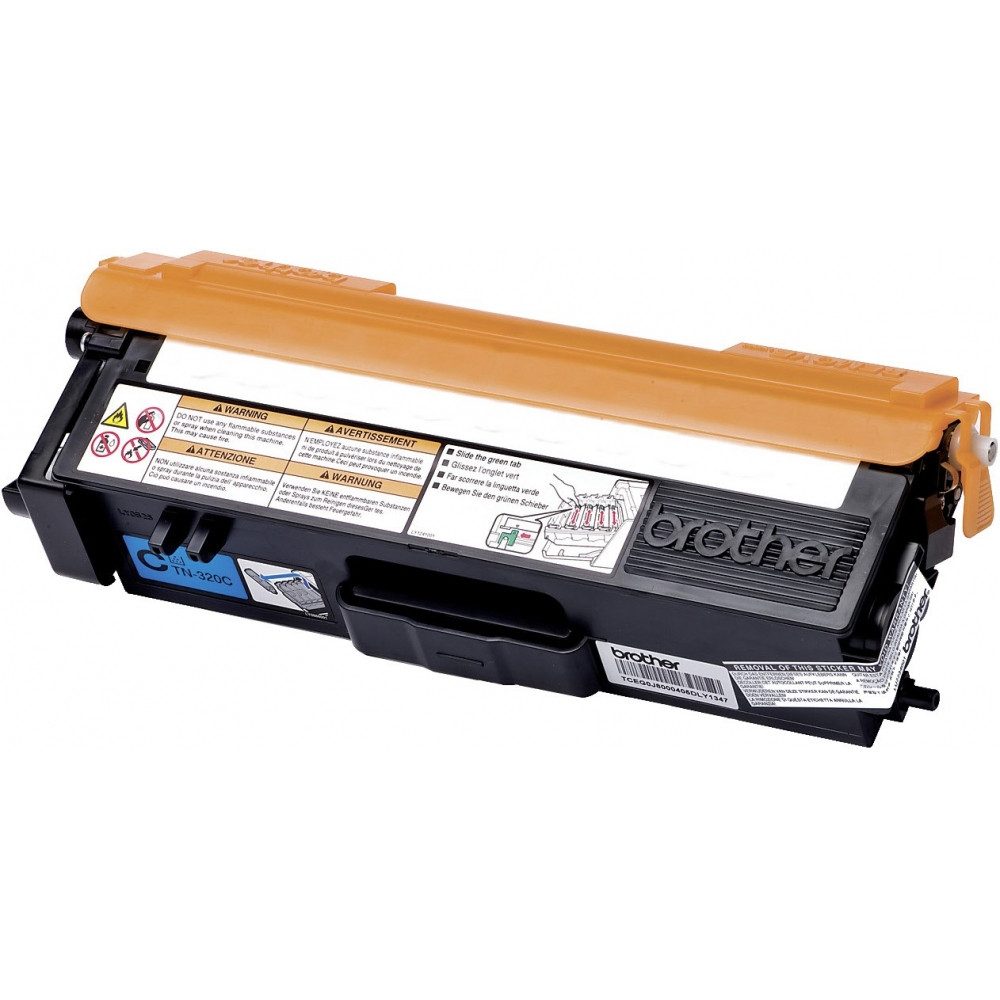 Brother Brother TN 320 C cyan Toner. Farblaserdrucker, (cyan, Toner)