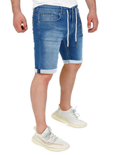 WOTEGA Sweatshorts »Diego« modische Jeansshorts mit Stretchanteil