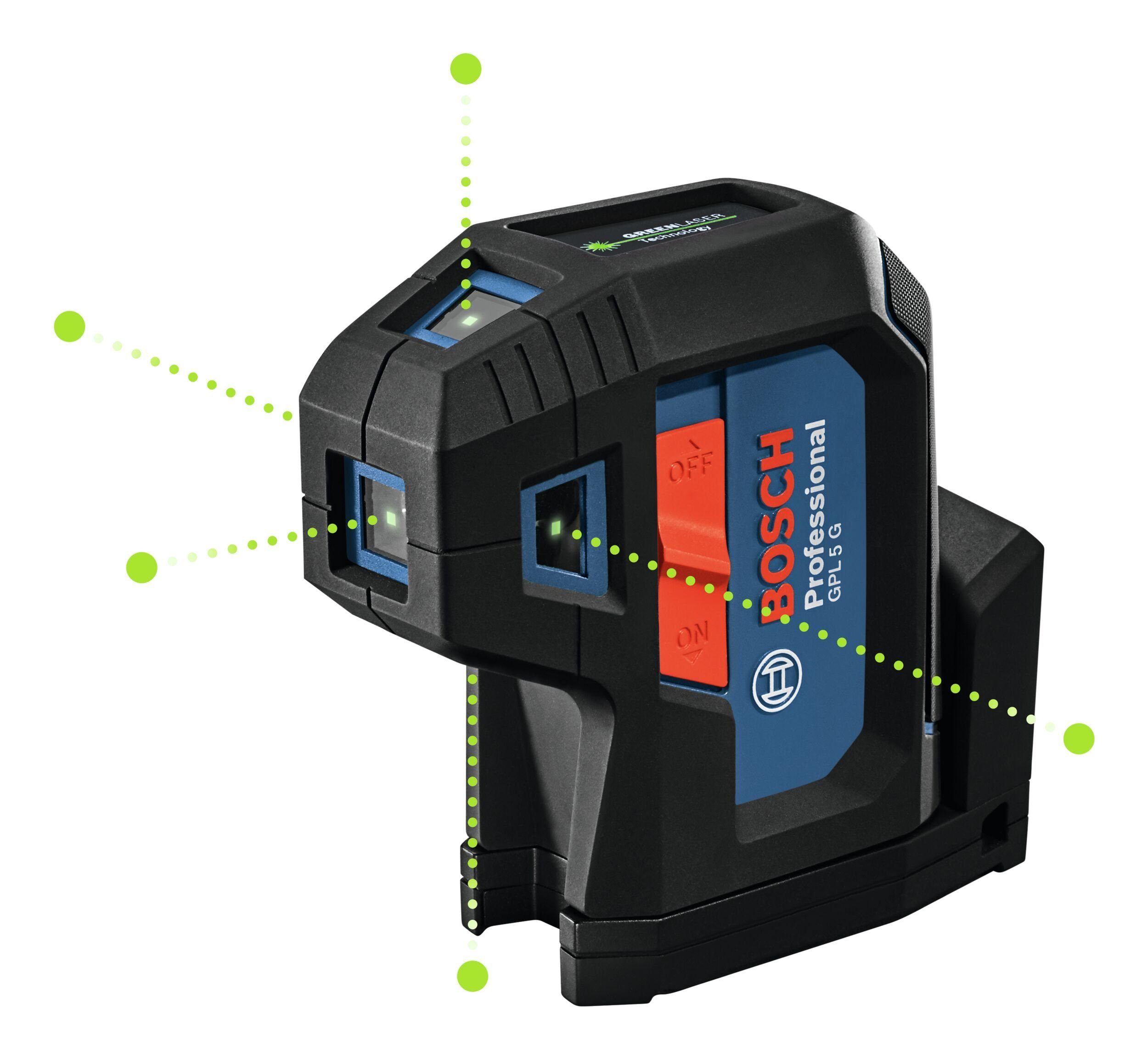 Bosch Professional Punkt- und Linienlaser GPL 5 G, Punktlaser mit Schutztasche