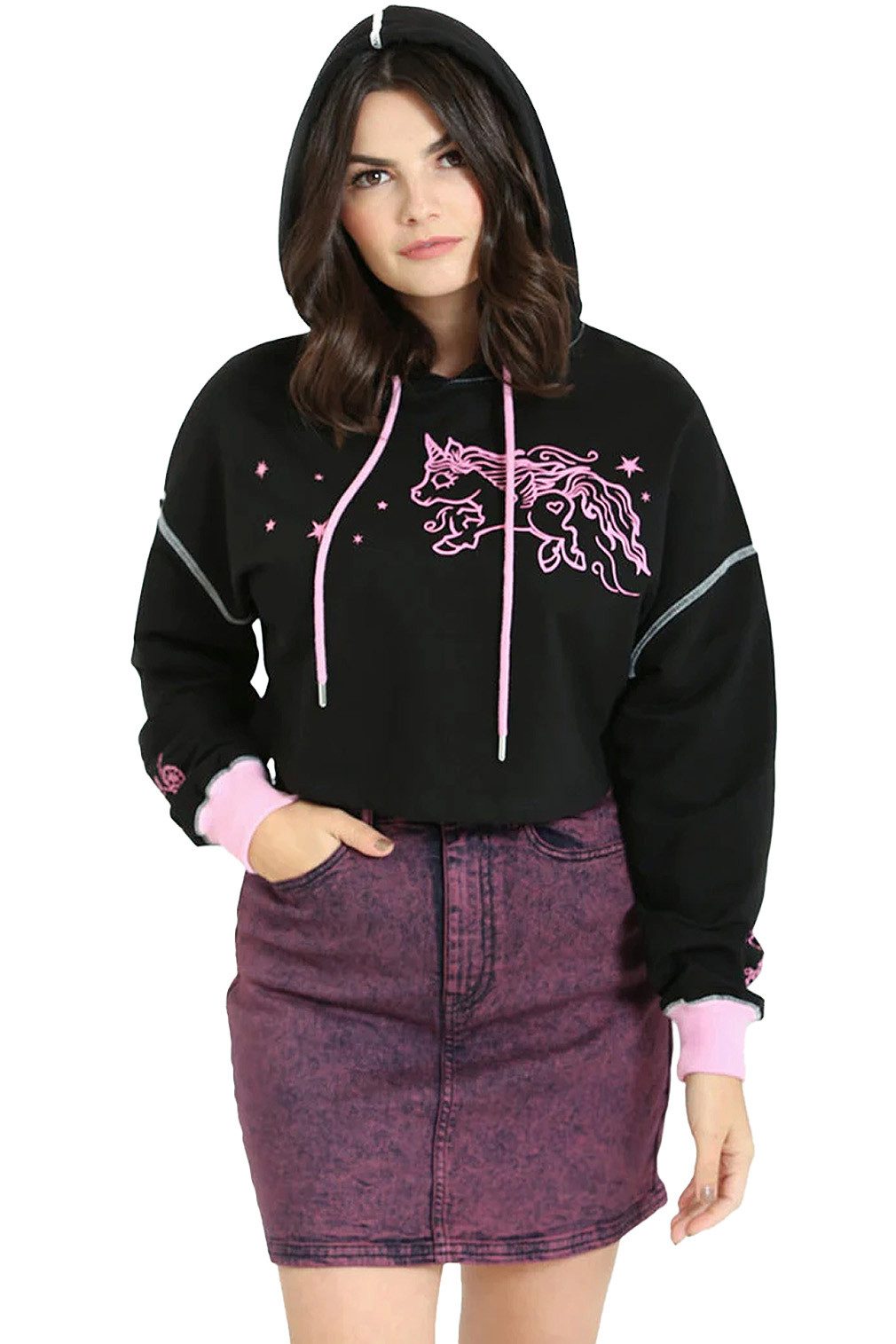 Hell Bunny Hoodie Star Catcher Einhorn günstig online kaufen