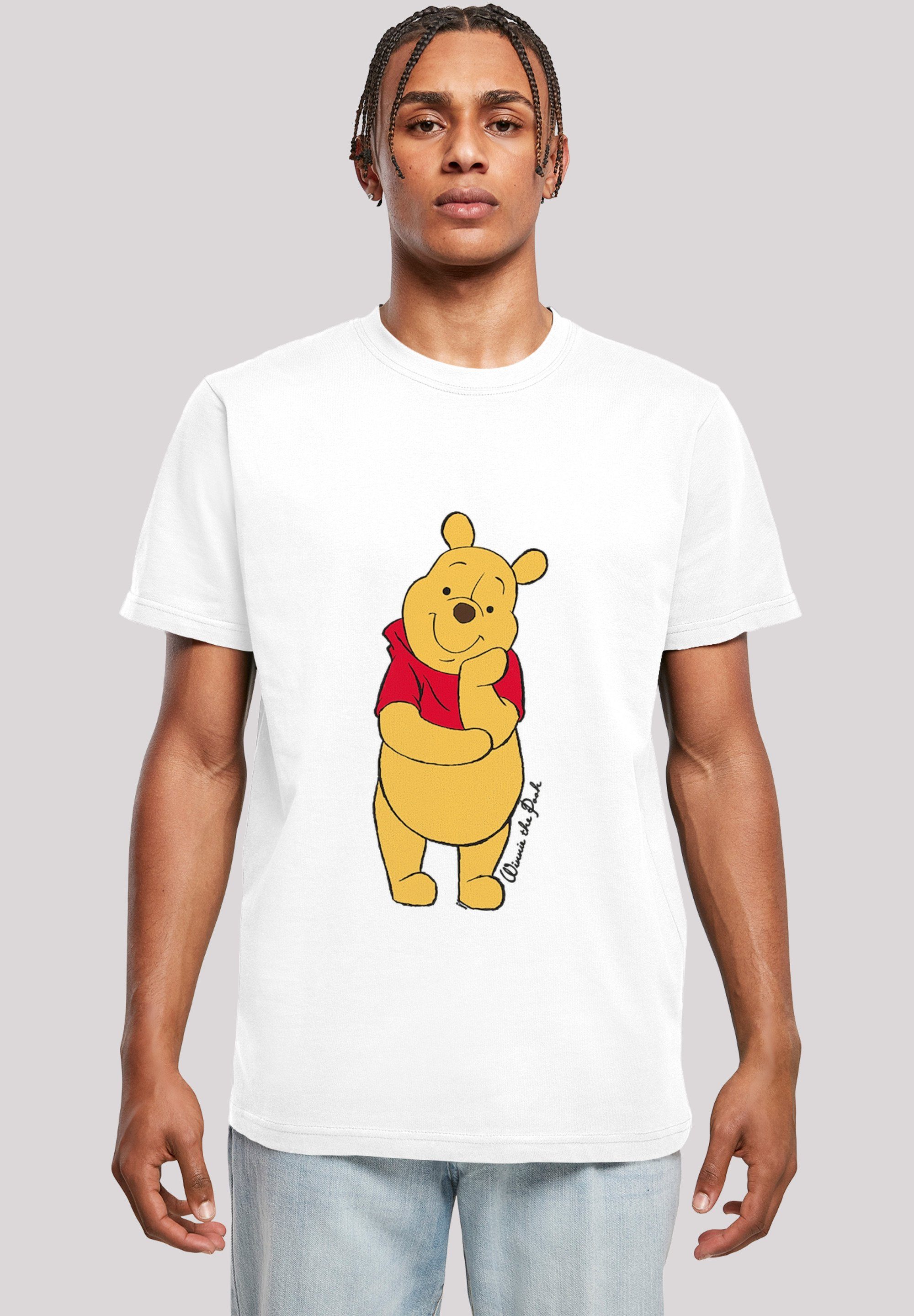 F4NT4STIC T-Shirt Disney Winnie The Merch Baumwollstoff Herren,Premium Tragekomfort hohem Sehr Classic weicher Pooh mit ,Regular-Fit,Basic,Bedruckt