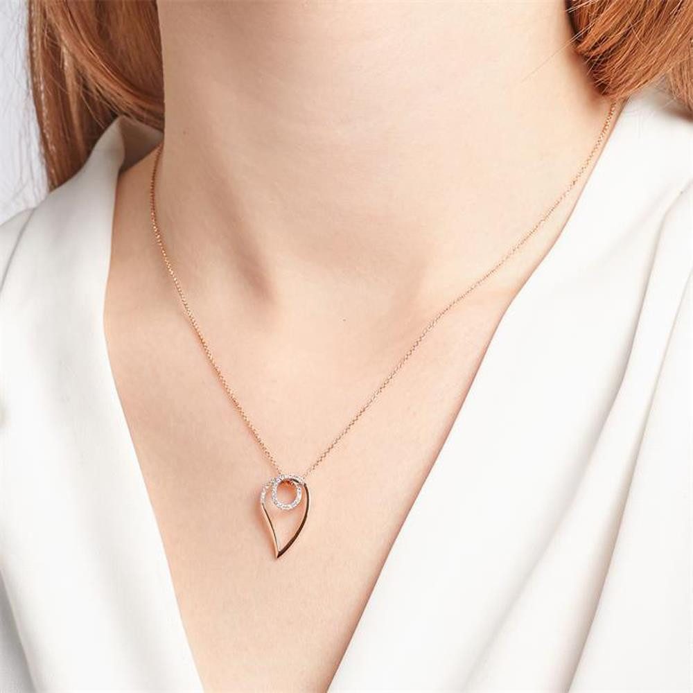 Unique Collier Diamant-Collier 0,083 ct ...