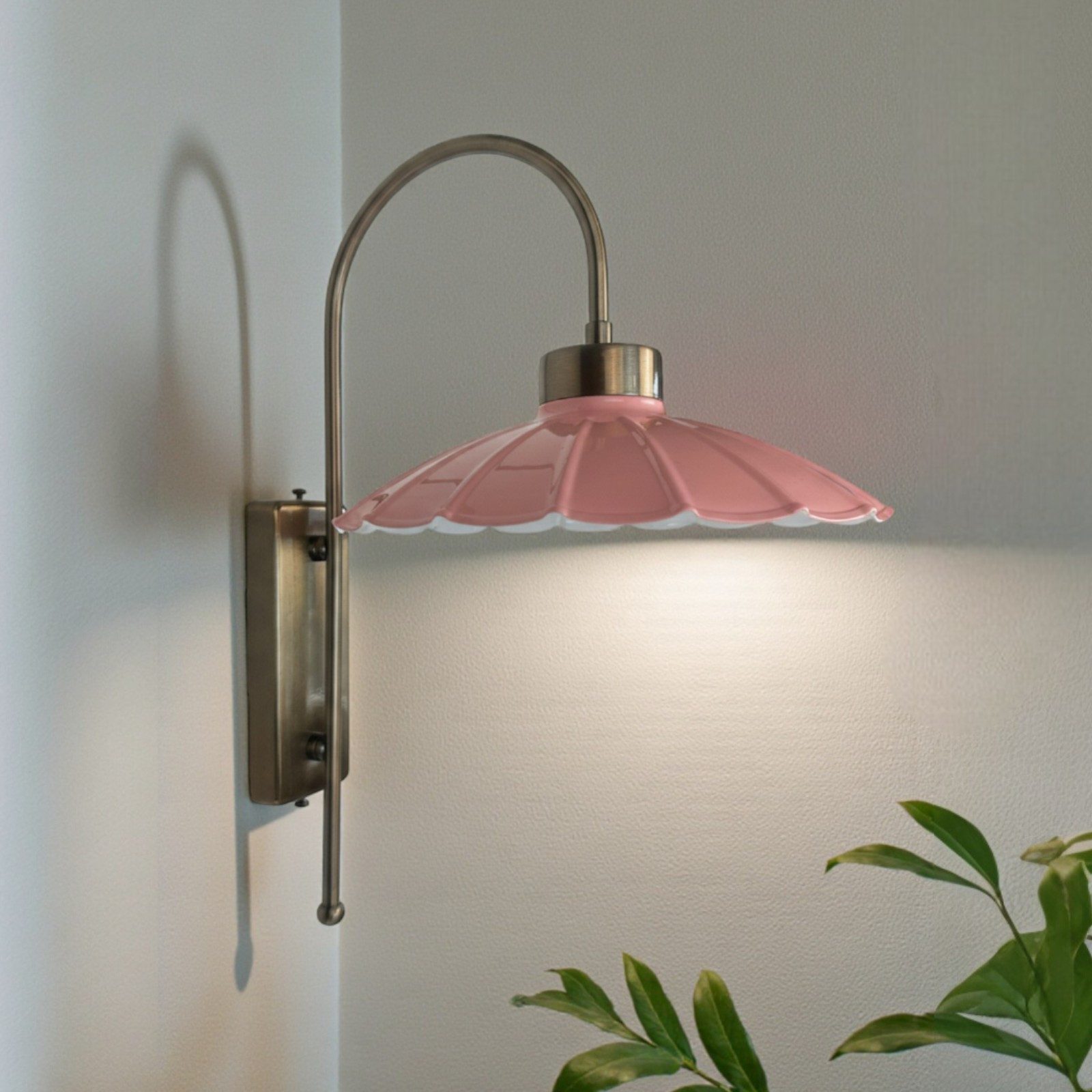 Bamyum Wandleuchte Risso Vintage Metall Wandleuchte, ohne Leuchtmittel