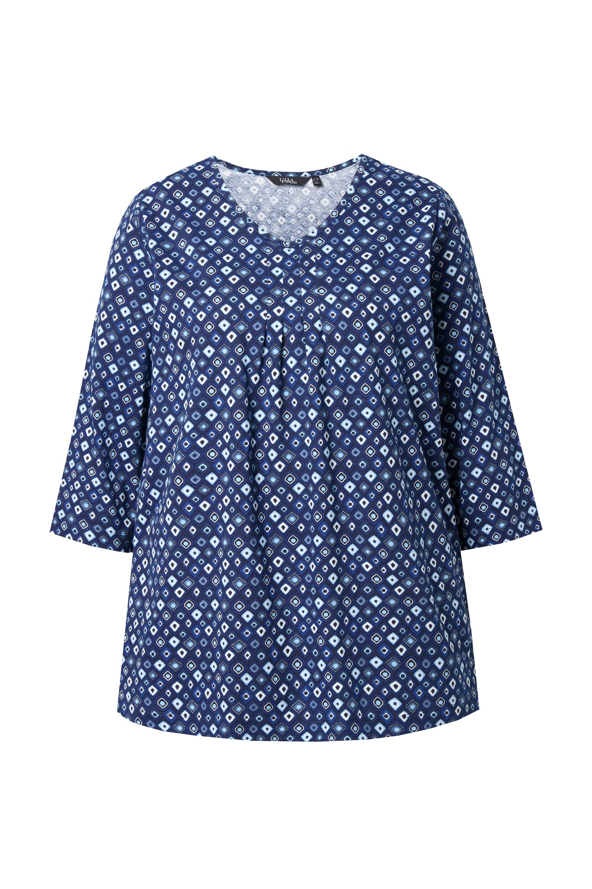 Ulla Popken T-Shirt Shirt Animaldruck A-Linie günstig online kaufen