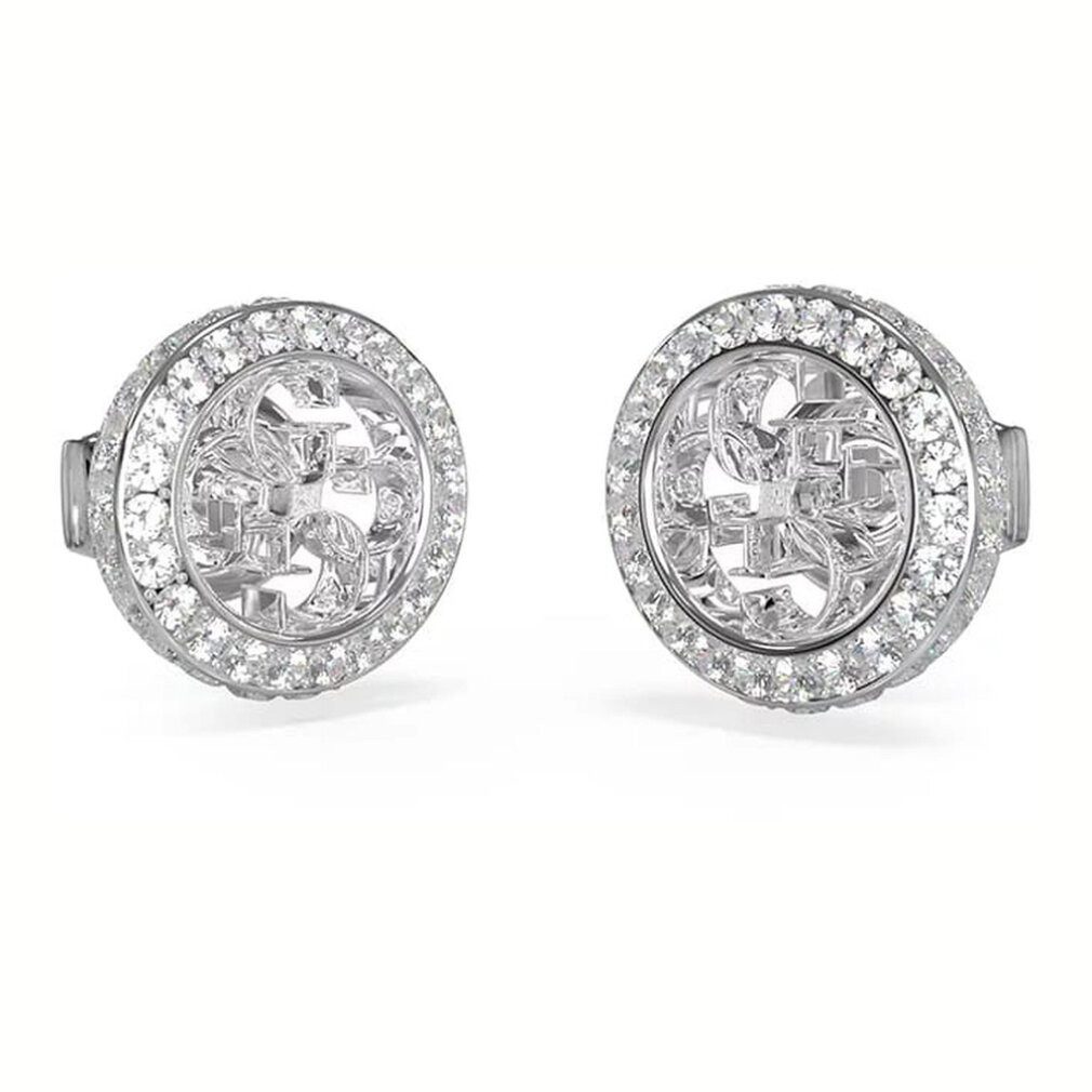 Guess Ohrring-Set Modische Stahlohrringe 4G Crush JUBE04164JWRHT/U