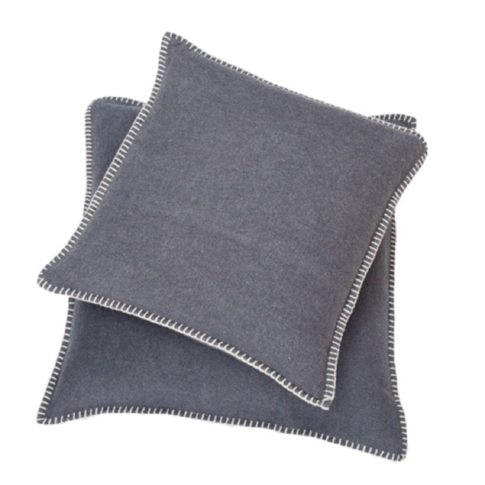 DAVID FUSSENEGGER Kissenbezug Kissenhülle Sylt 'Uni', Flanell günstig online kaufen