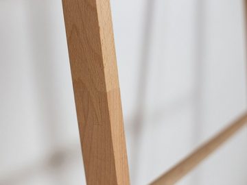 kommod Handtuchleiter FRIDA, Handtuchhalter aus Holz – 177 x 57 x 4 cm – Buche speichelfest geölt