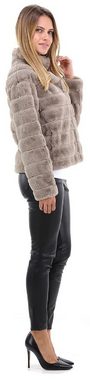 Rino & Pelle Fellimitatjacke Lella Boxy Passform