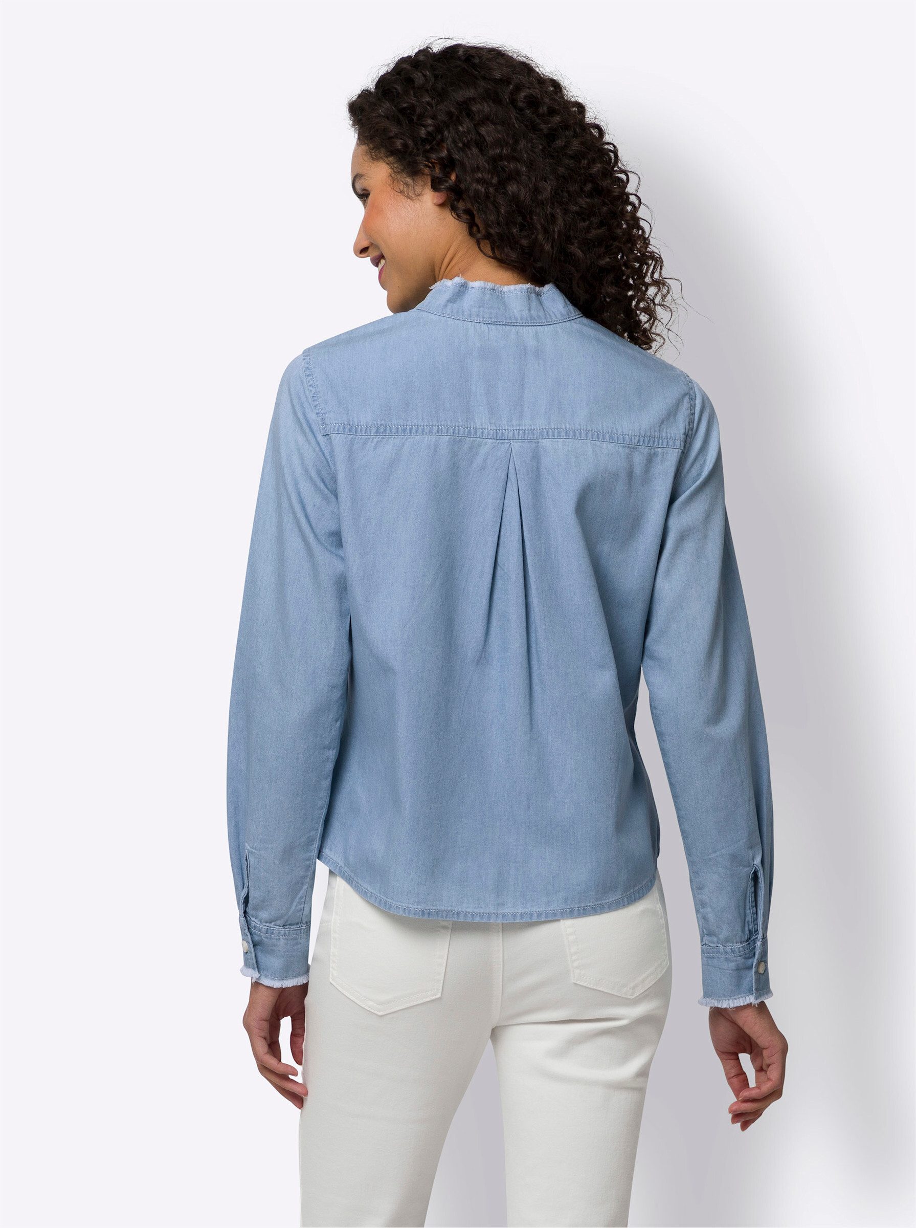heine Klassische Bluse Baumwollbluse günstig online kaufen