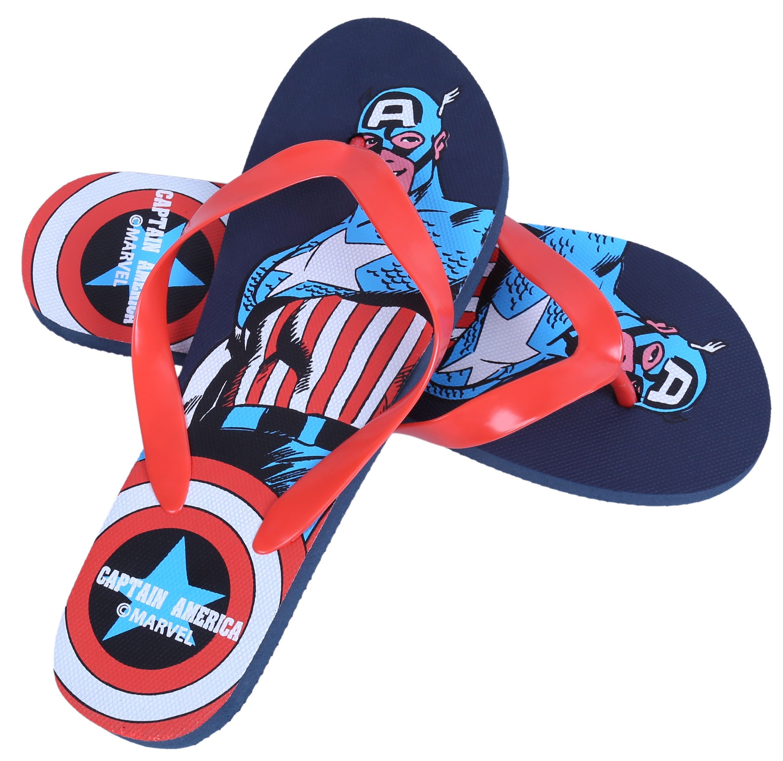 MARVEL Dunkelblaue Flip-Flops für Herren CAPTAIN AMERICA Marvel 40-41 EU Pantolette