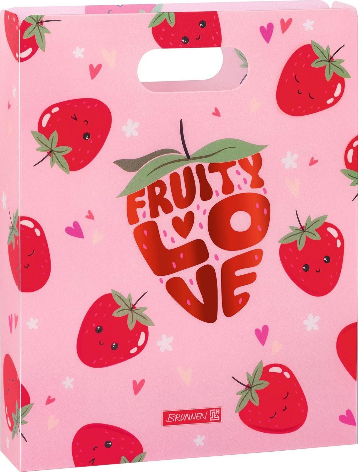 BRUNNEN Schülerkalender Brunnen Heftbox A4 offen PP Fruity Love